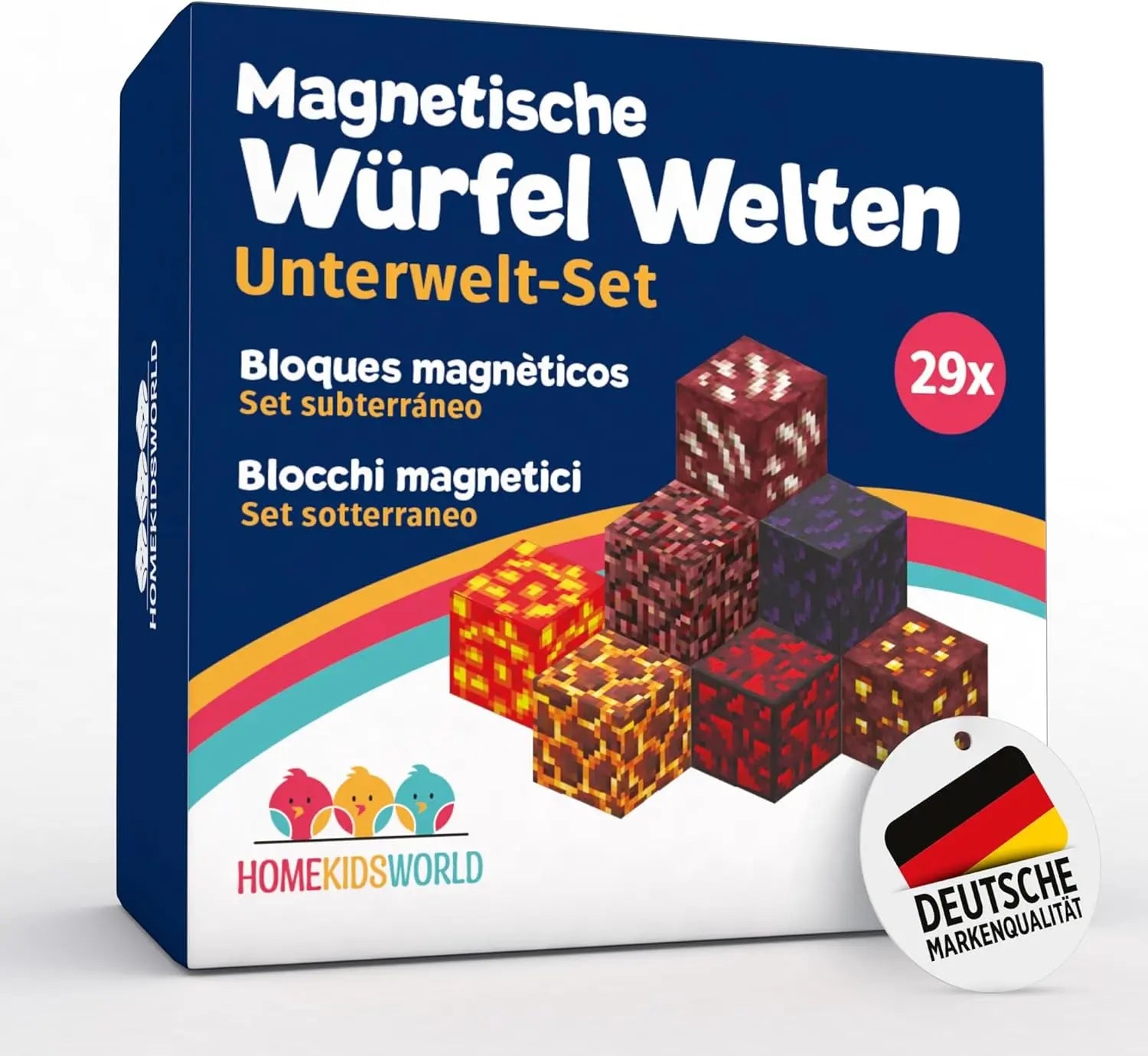 Magnetische Bausteine Unterwelt AddOn 29 Teile