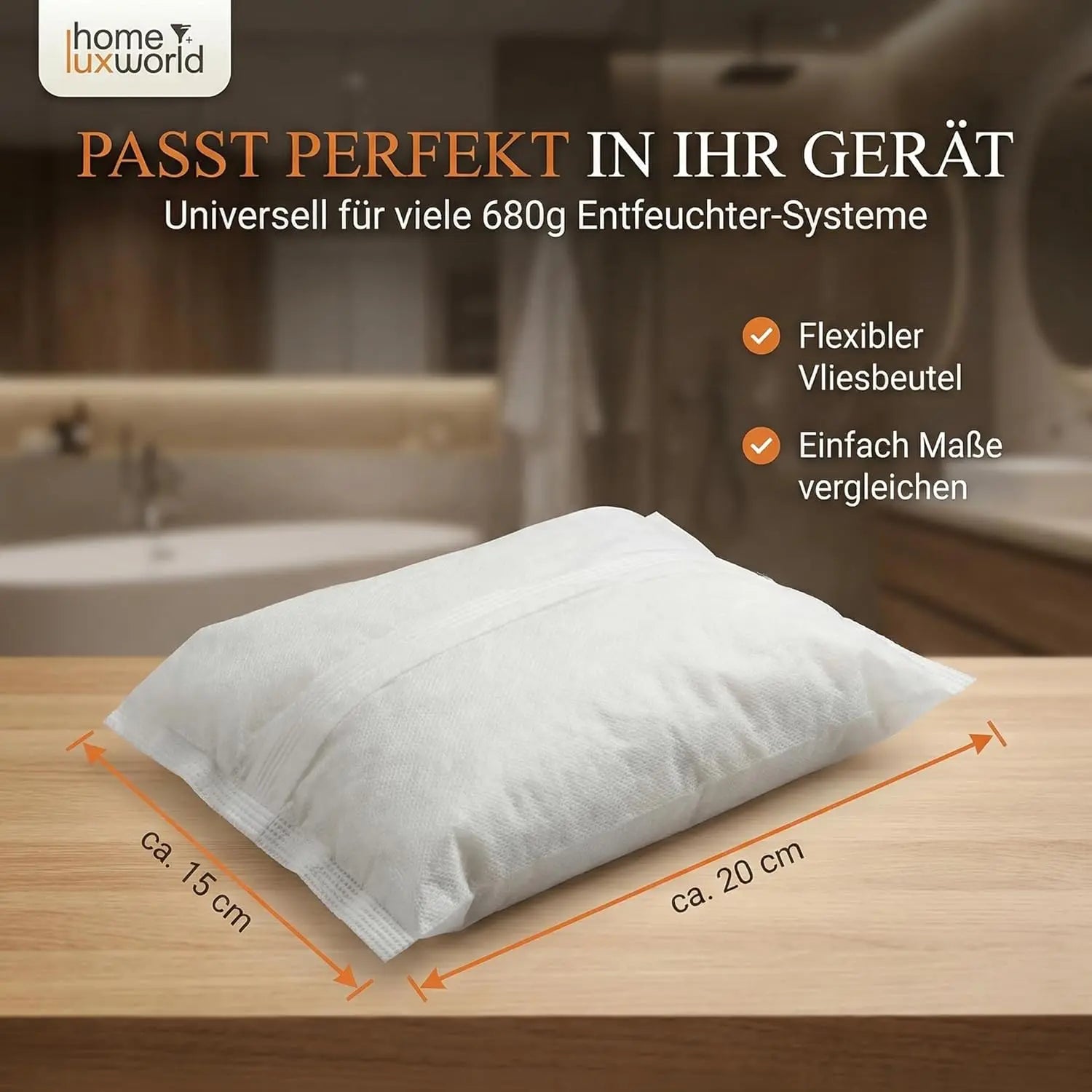 Luftentfeuchter Nachfüllpack 4x 680 g Granulat