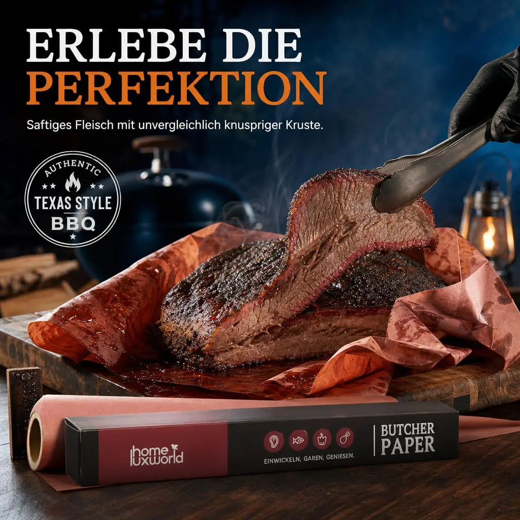 Butcher Paper rot unbeschichtet 60 cm x 50 m HomeLuxWorld