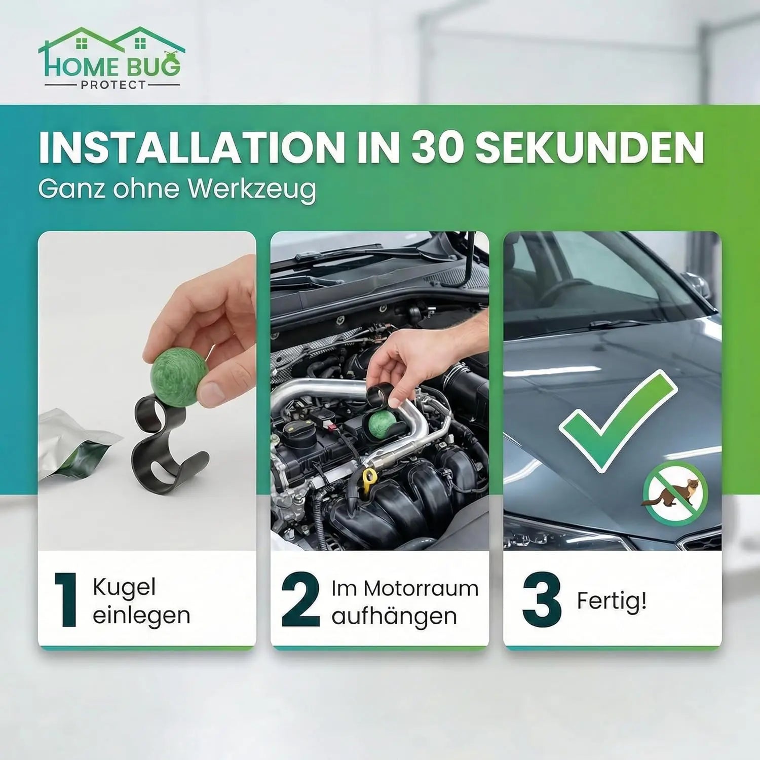 Marderschreck Duftkugeln 2er Set fürs Auto
