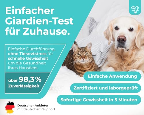 Giardien Schnelltest für Hunde & Katzen