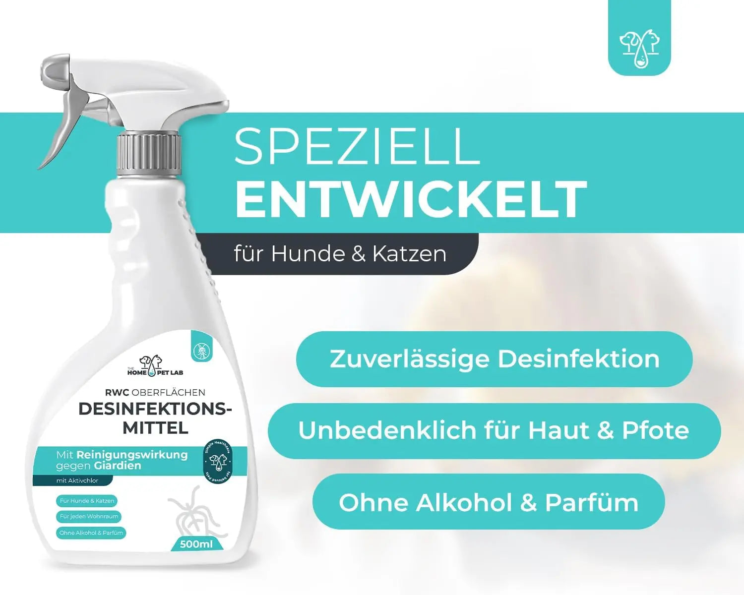 RWC - Oberflächen Desinfektionsmittel HomePetLab