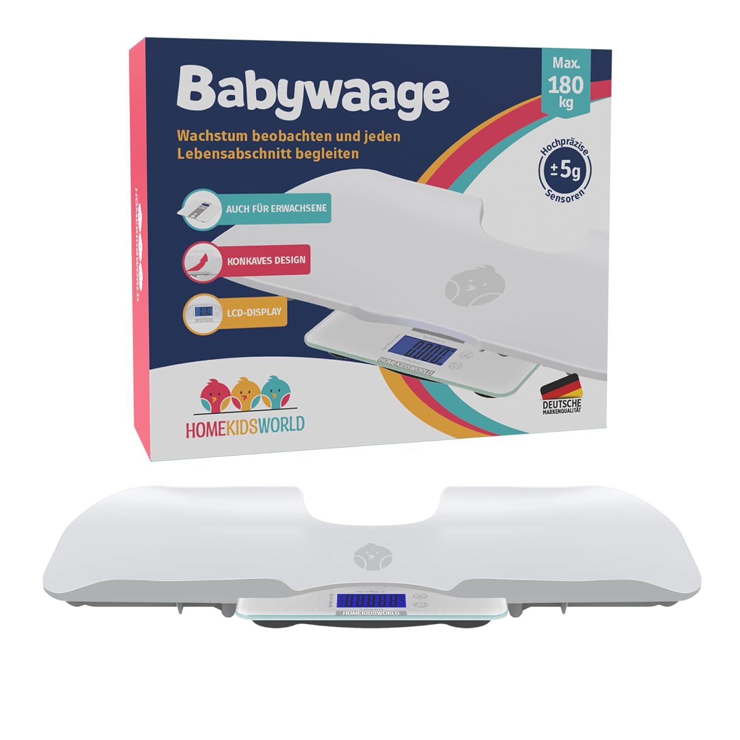 Kombi-Waage Baby & Erwachsene – digital & präzise