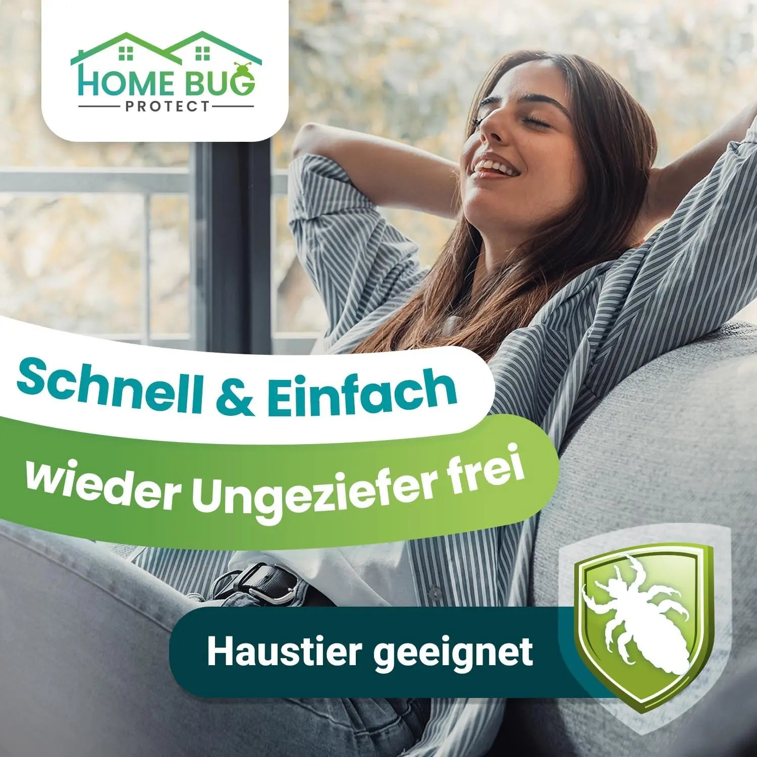 Läuse Abwehrspray 500ml – für Heimtextilien & Möbel HomeBugProtect