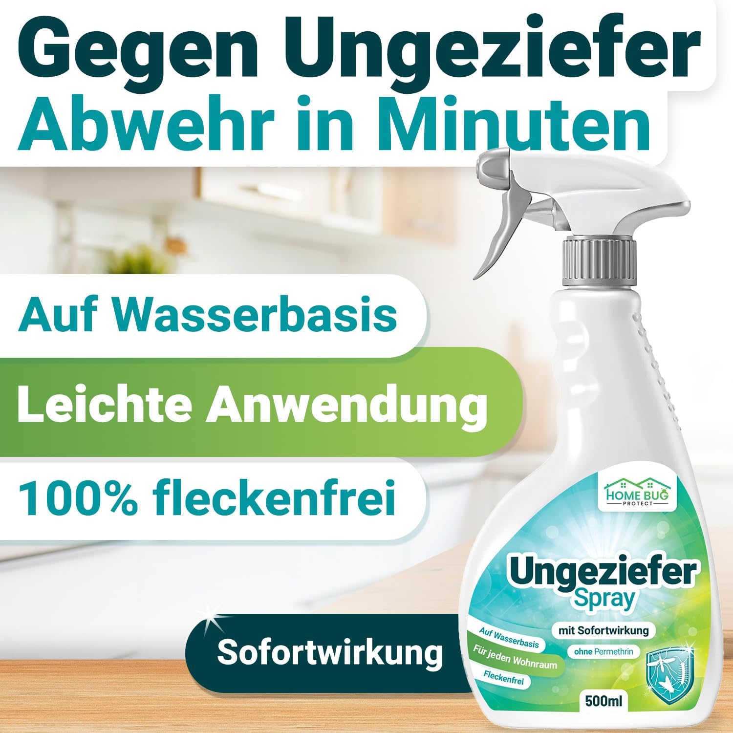 Ungeziefer Spray 500ml – gegen Insekten im Haushalt
