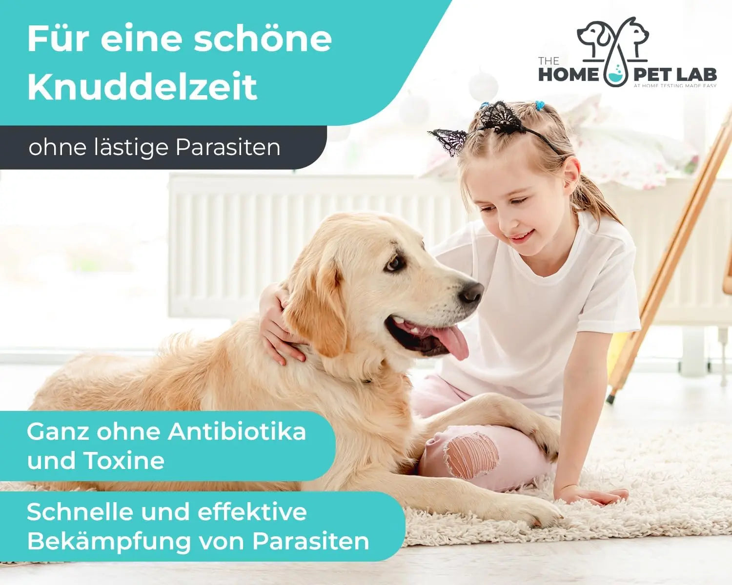Hundeshampoo gegen Milben, Läuse & Zecken HomePetLab
