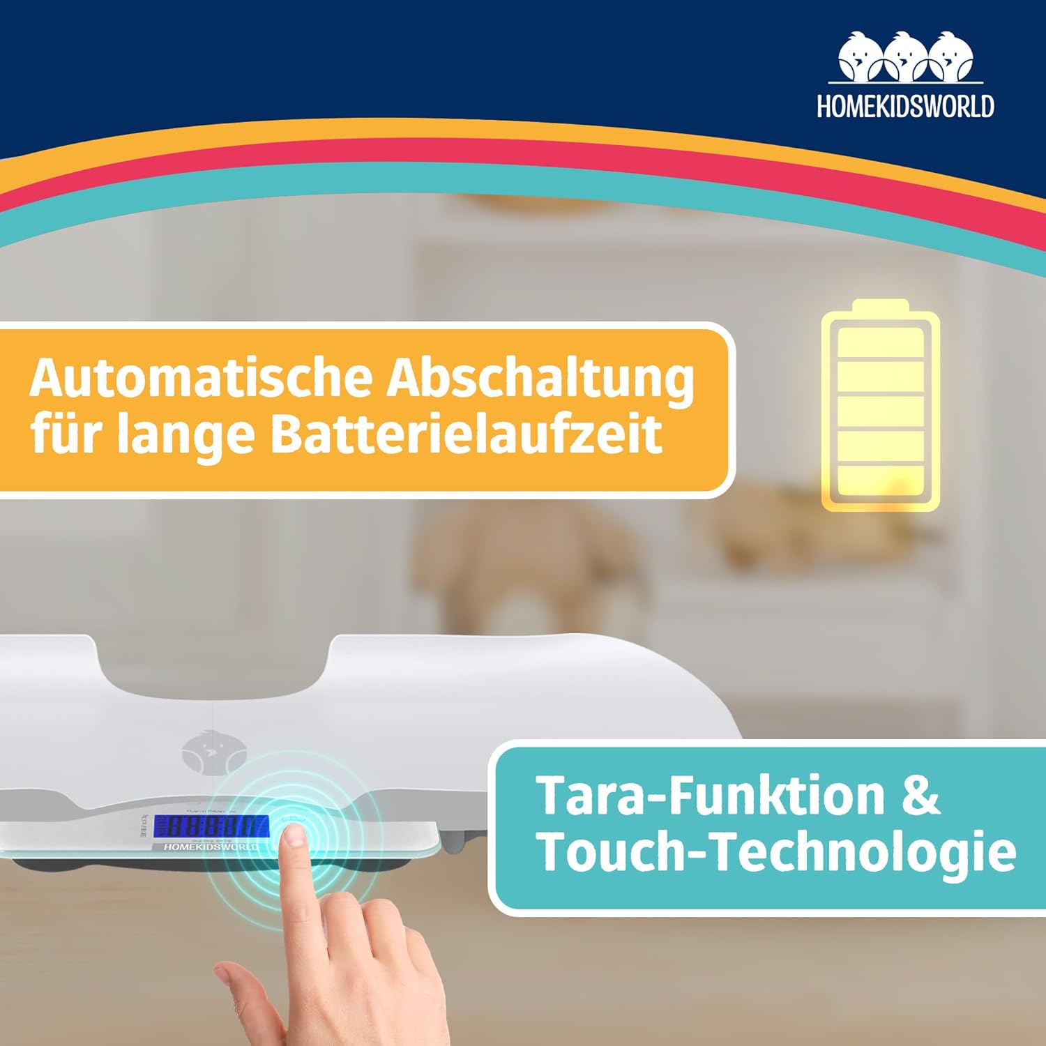 Kombi-Waage Baby & Erwachsene – digital & präzise