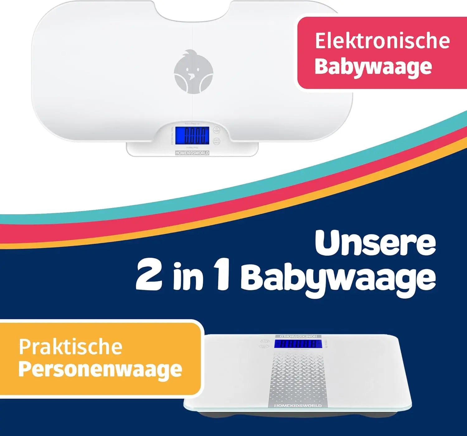 Kombi-Waage Baby & Erwachsene – digital & präzise HomeKidsWorld