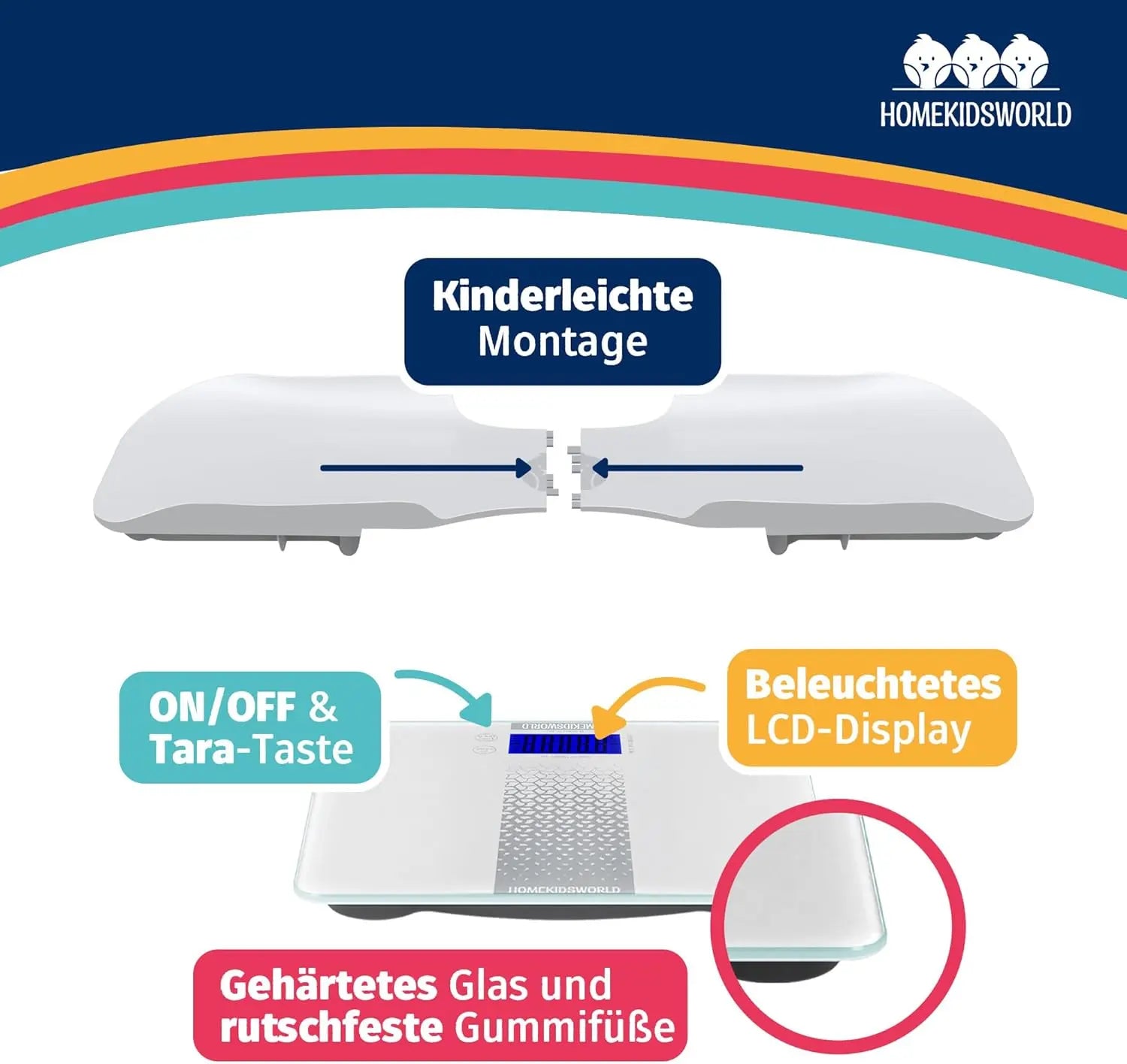 Kombi-Waage Baby & Erwachsene – digital & präzise HomeKidsWorld