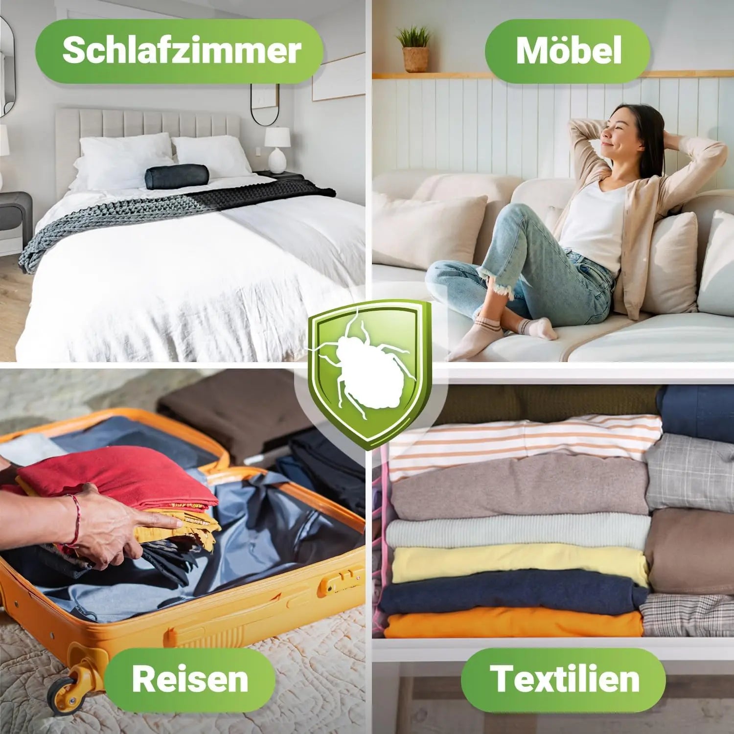 Bettwanzen Spray 500ml – für Textilien & Möbel HomeBugProtect