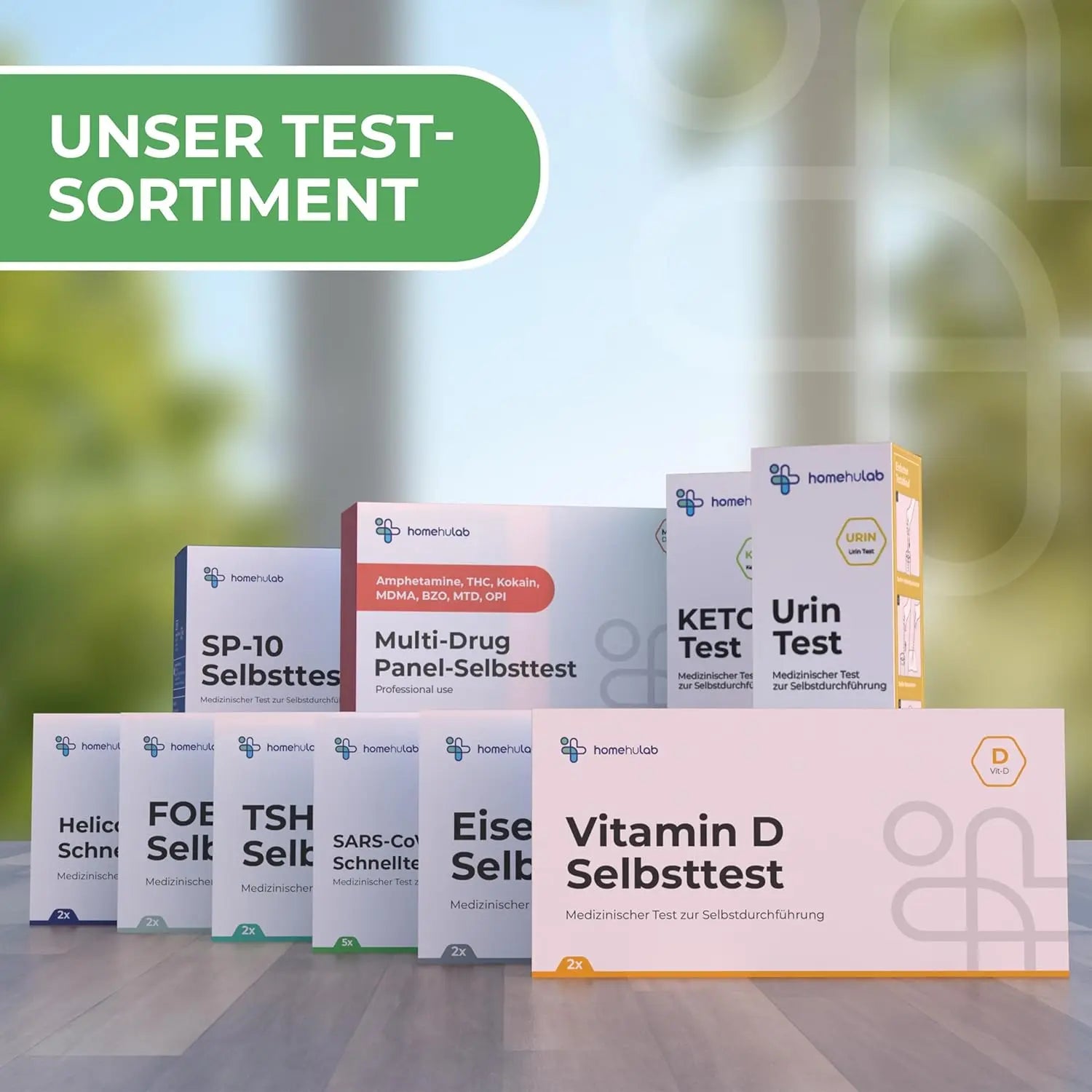 Corona Selbsttest 5er Pack – XEC & KP3 Varianten homehulab