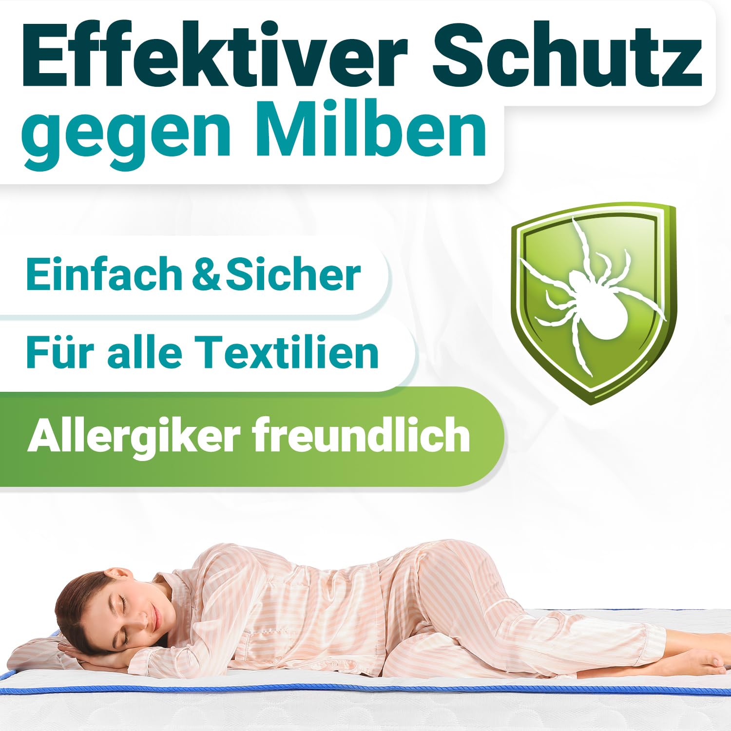 Milben Spray 500ml – für Matratzen & Textilien