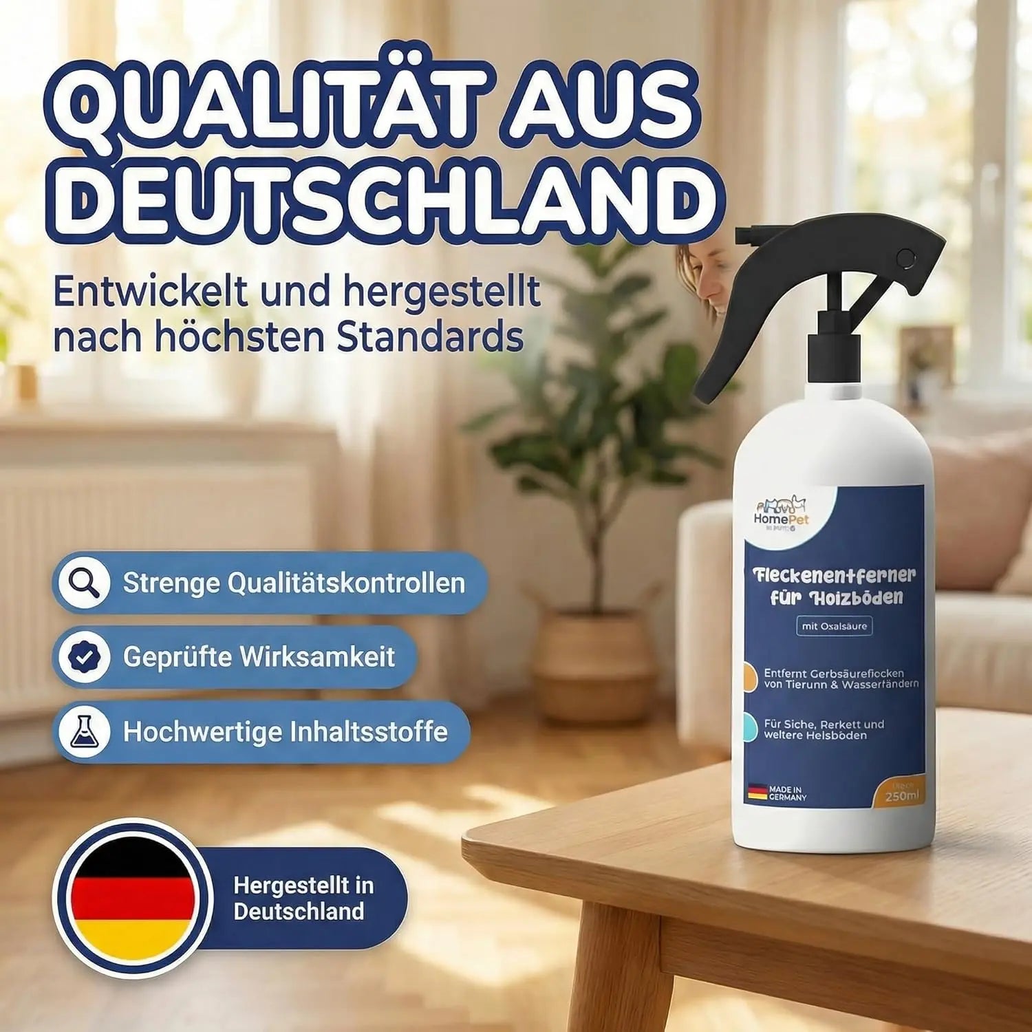 Oxalsäure Reiniger 250ml für Parkett und Eiche