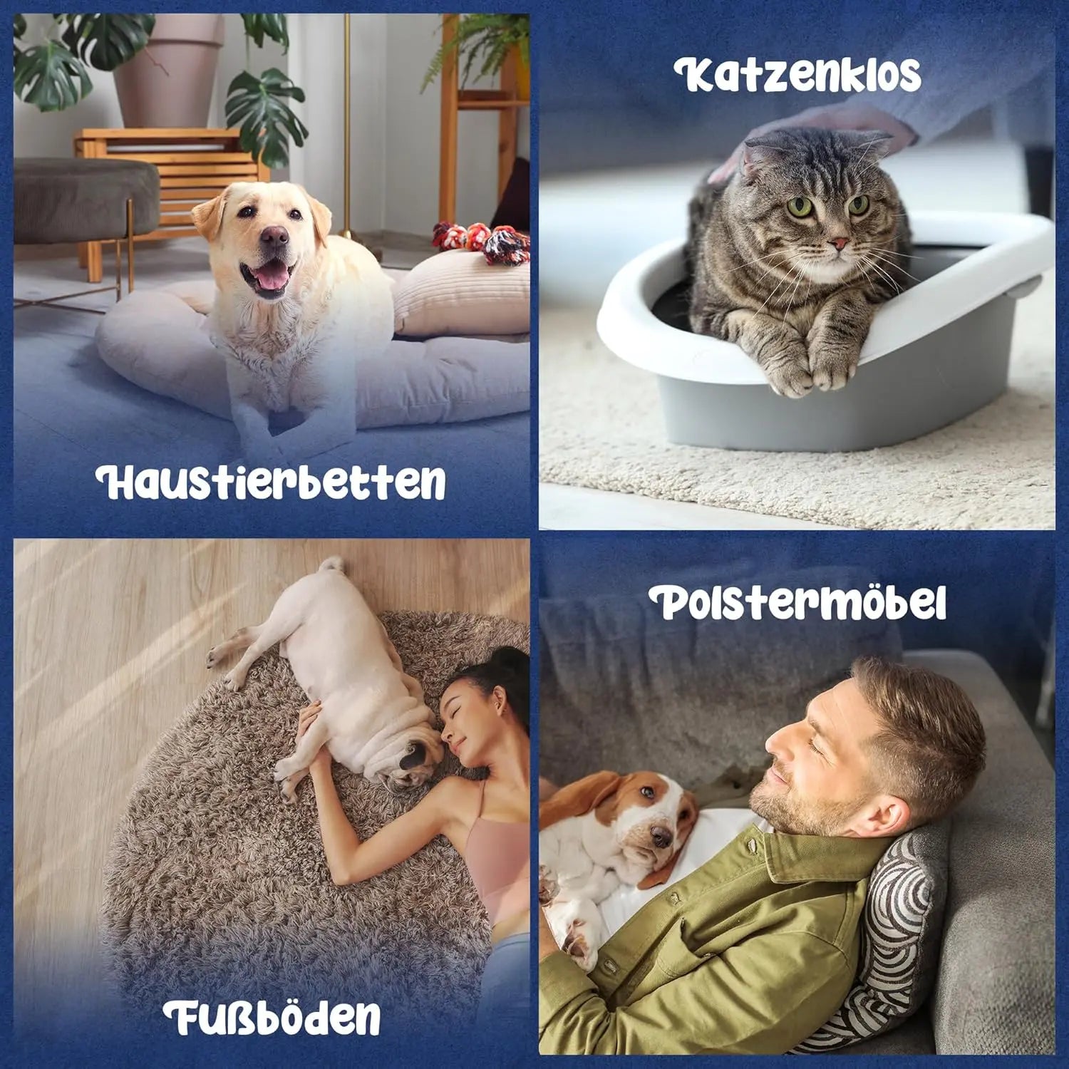 Enzymreiniger Geruchsentferner für Haustiere 500 ml HomePetWorld