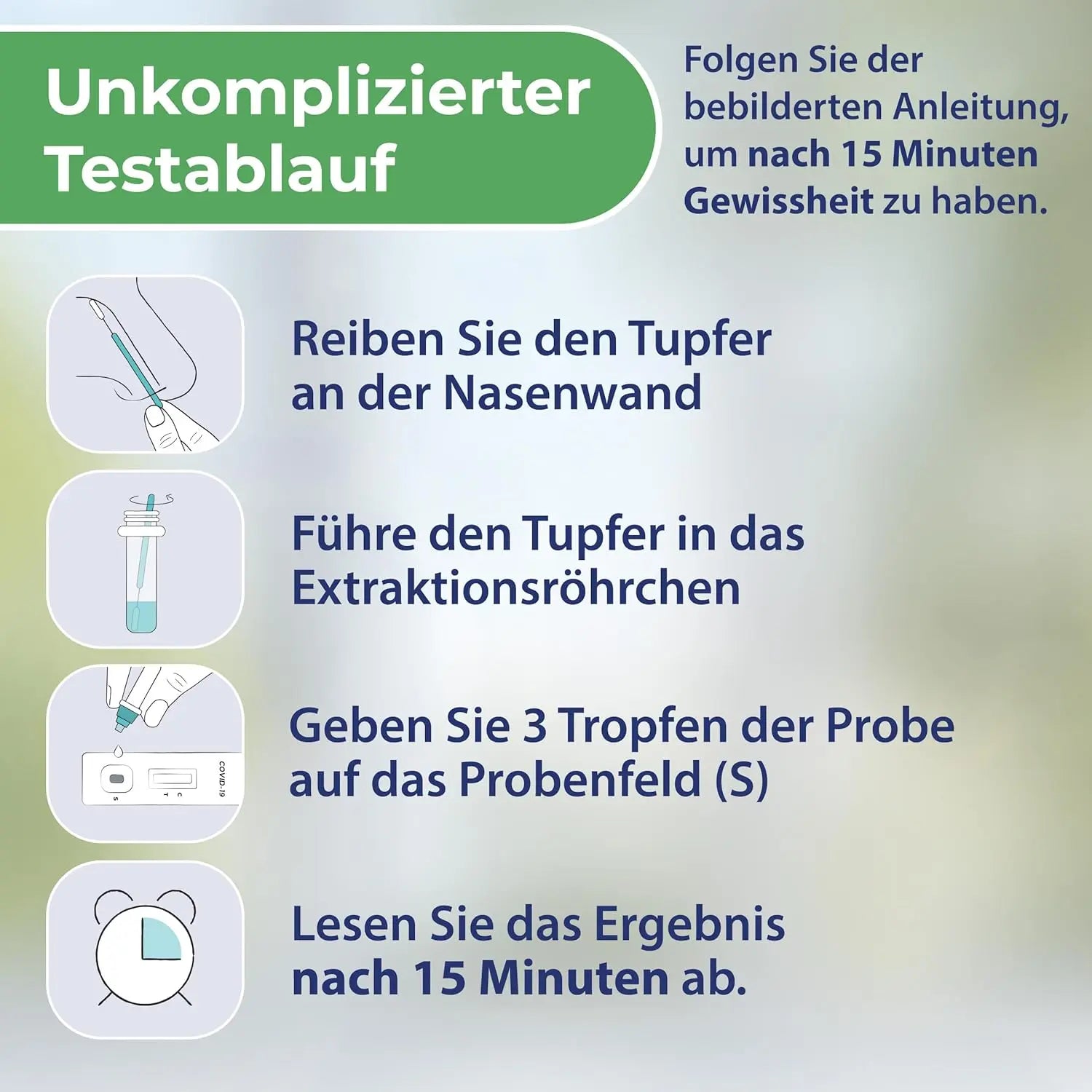 Corona Selbsttest 5er Pack – XEC & KP3 Varianten homehulab