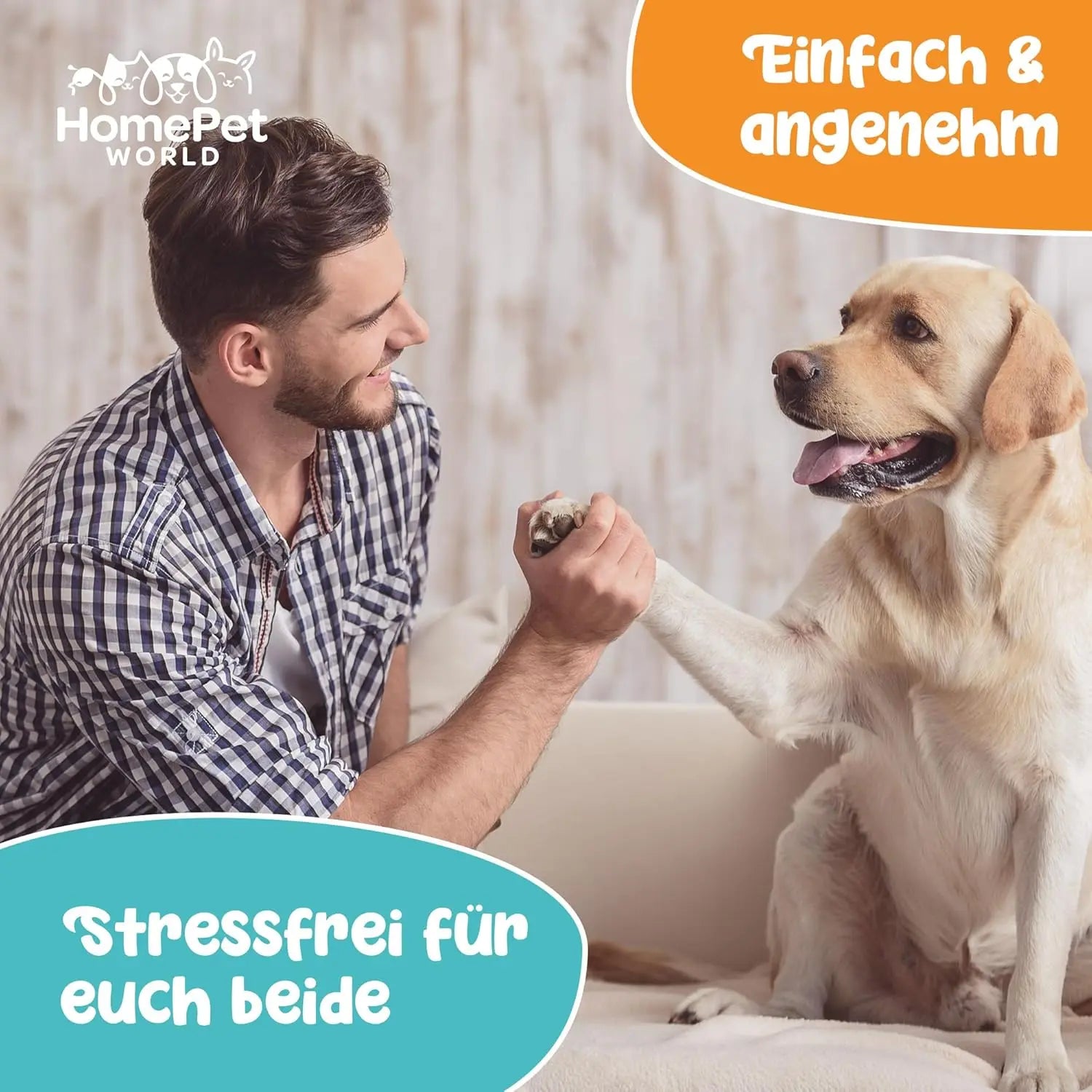 Fellwechsel Kamm aus Buchenholz HomePetWorld