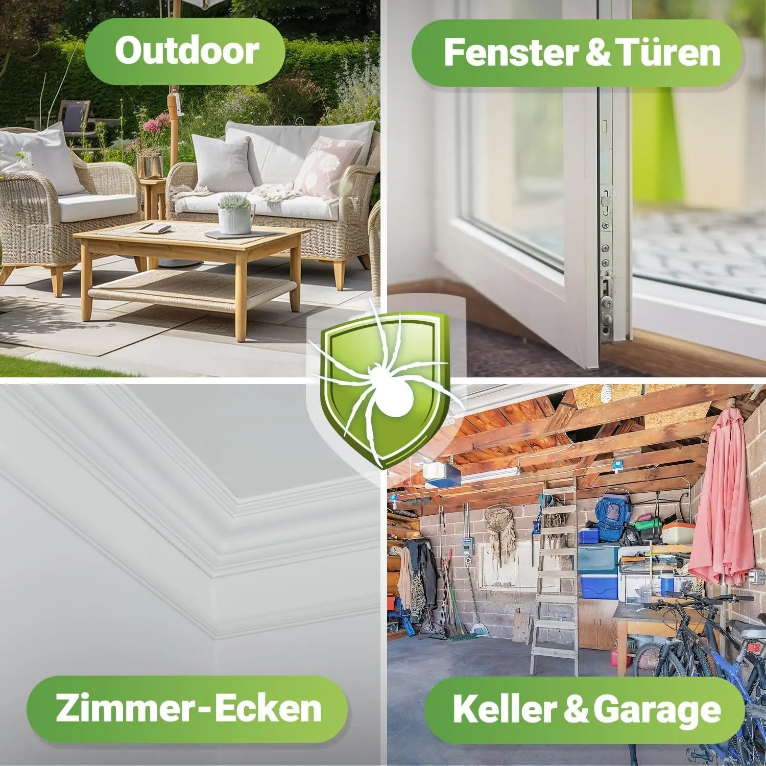 Spinnen Spray 500ml – für Wohnung, Balkon & Garten HomeBugProtect