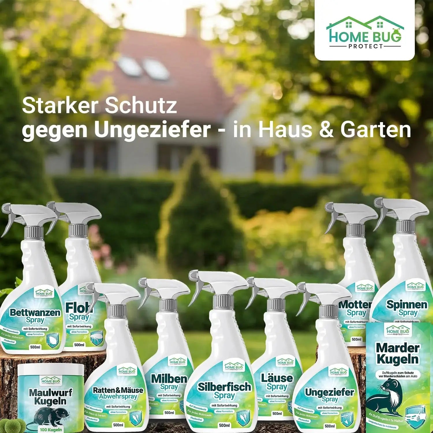 Milben Spray 500ml – für Matratzen & Textilien HomeBugProtect