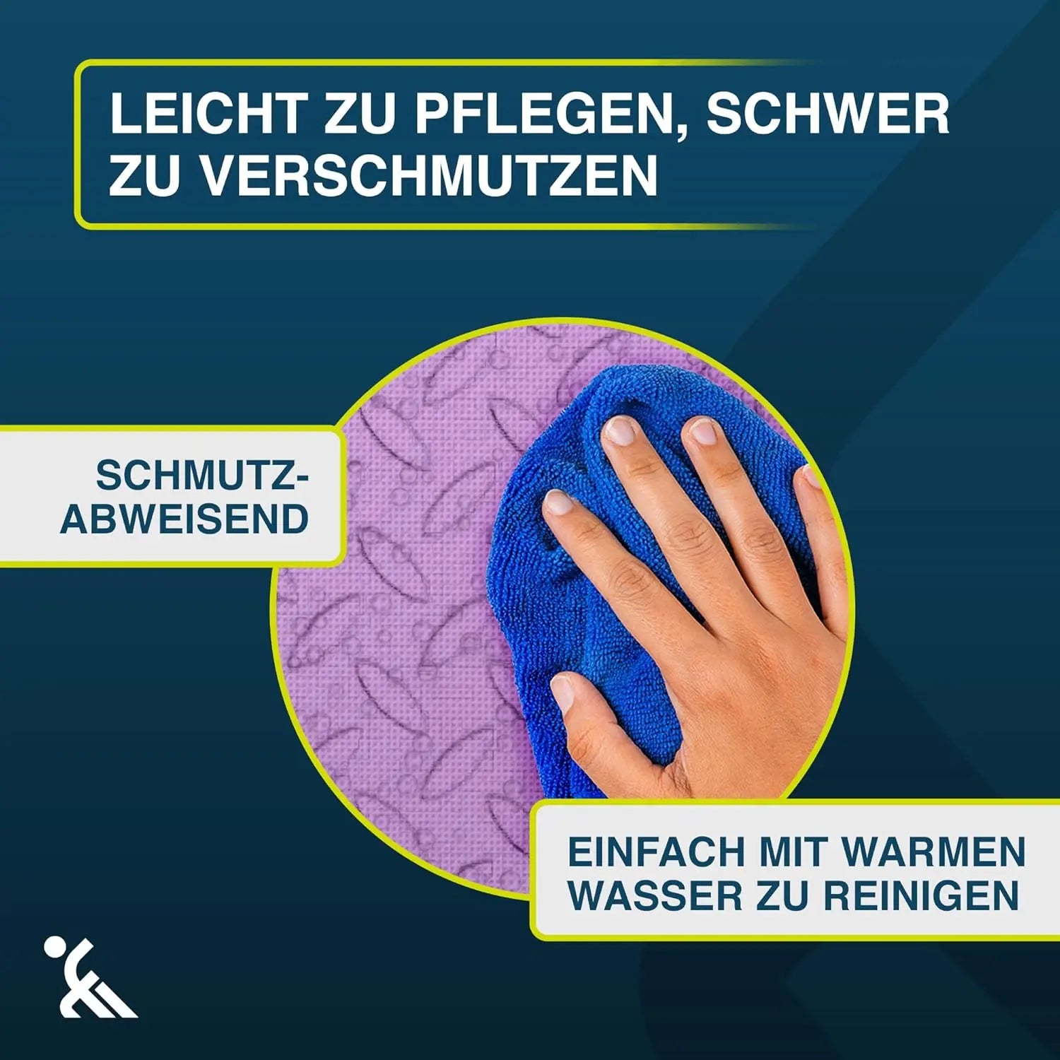 Fitness Bodenmatte EVA 1,5 m² Lila ForeverMyself