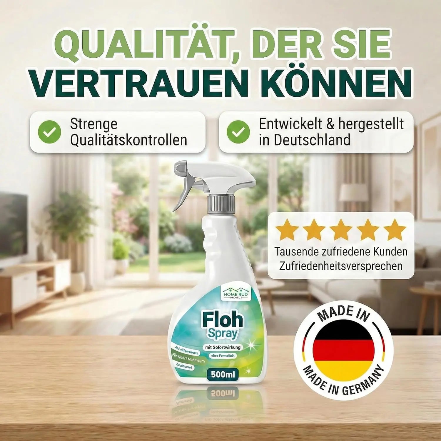 Floh Spray 500 ml - fleckenfrei & wirksam