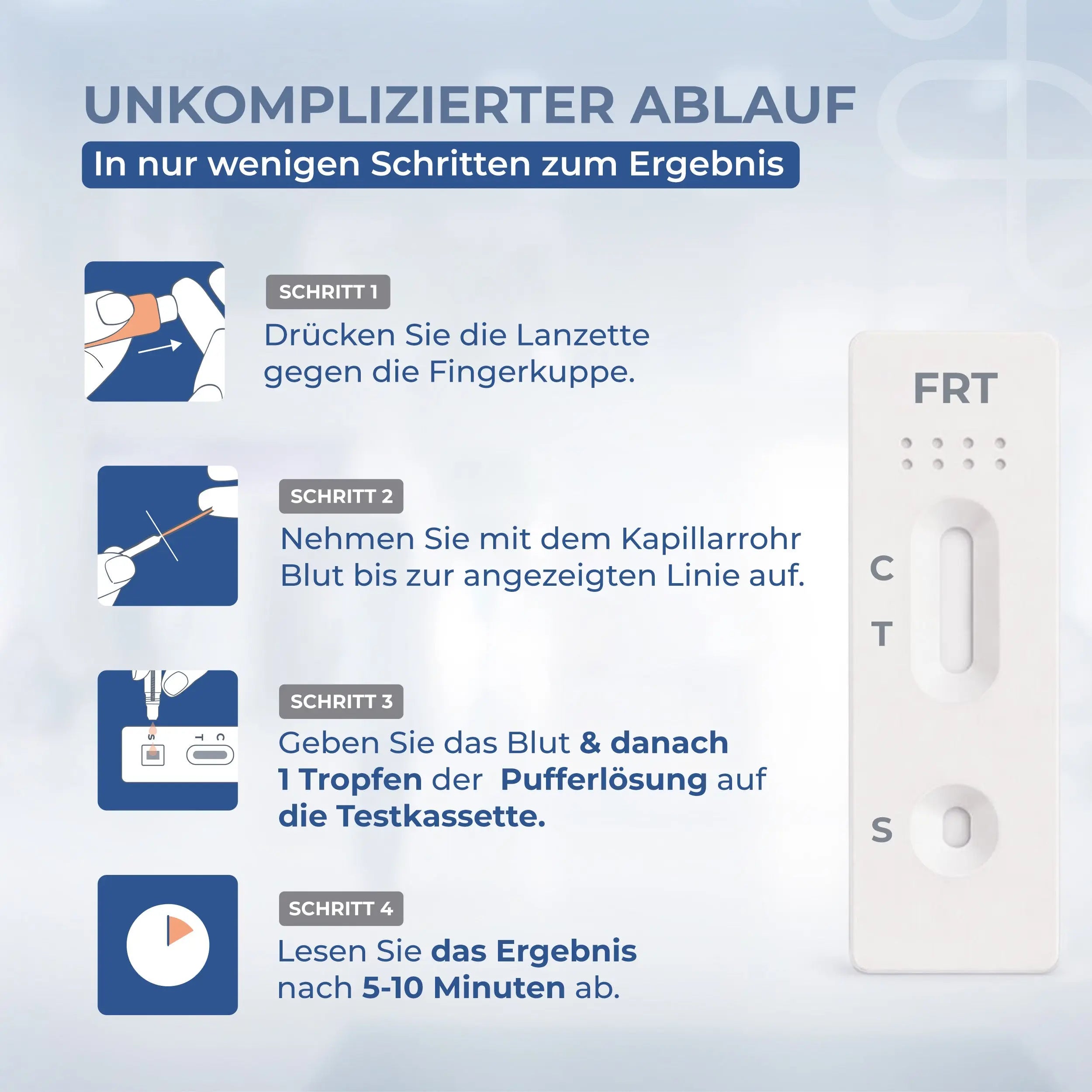 2x Eisenmangel Schnelltest – Selbsttest für Zuhause