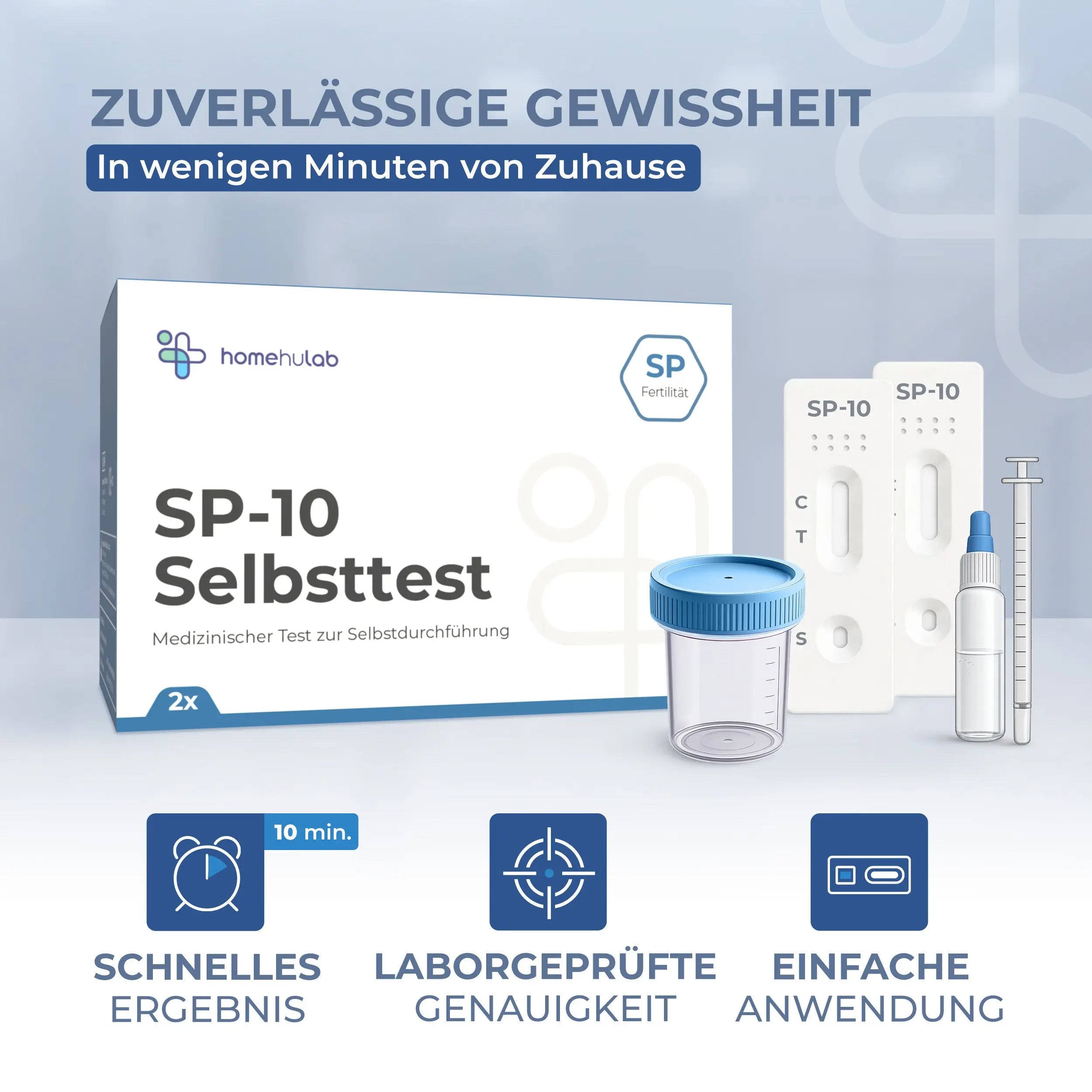2x Spermatest Männer – Fruchtbarkeit zuhause testen