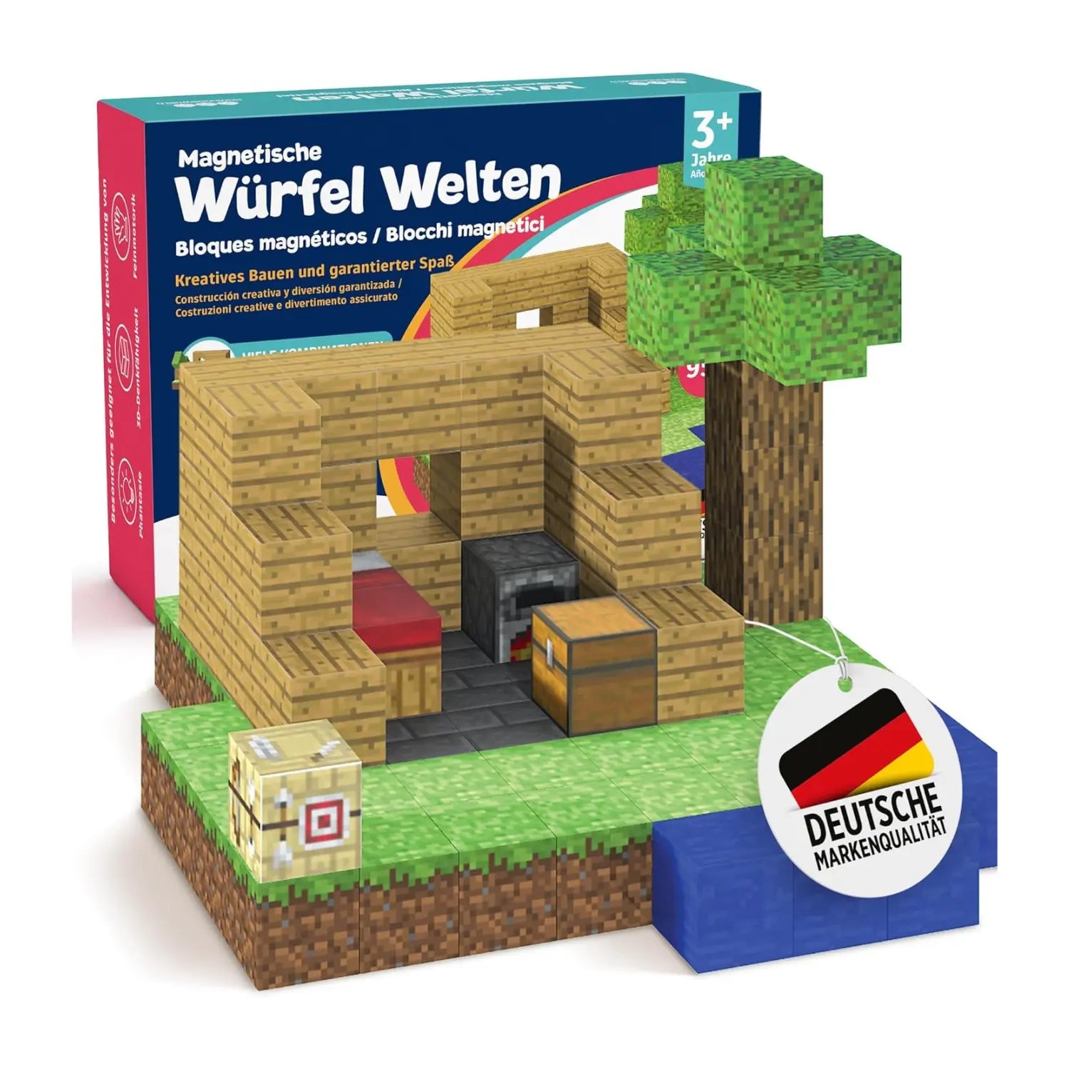 Magnetische Bausteine Starter Set 95 Teile HomeKidsWorld