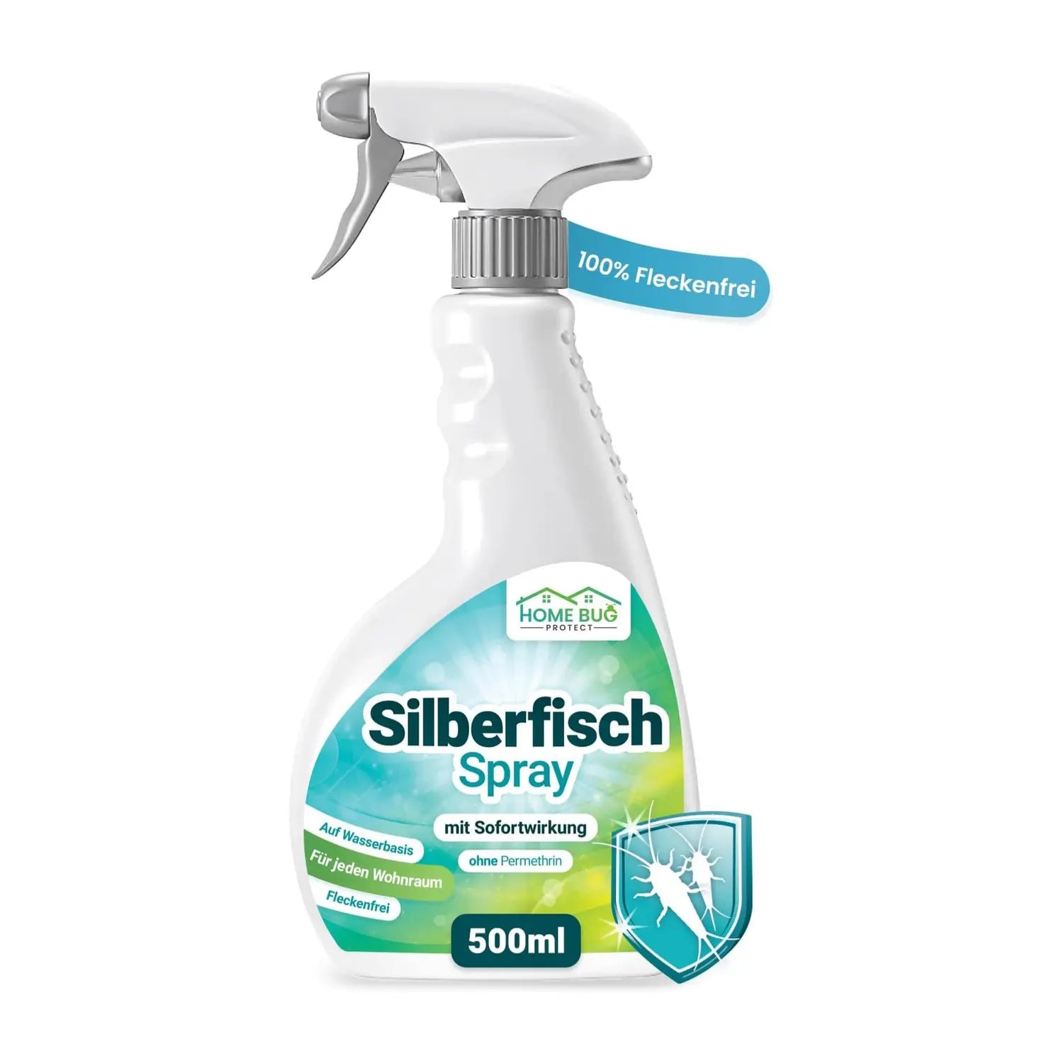 Silberfisch Spray 500ml – für Bad, Küche & Keller HomeBugProtect