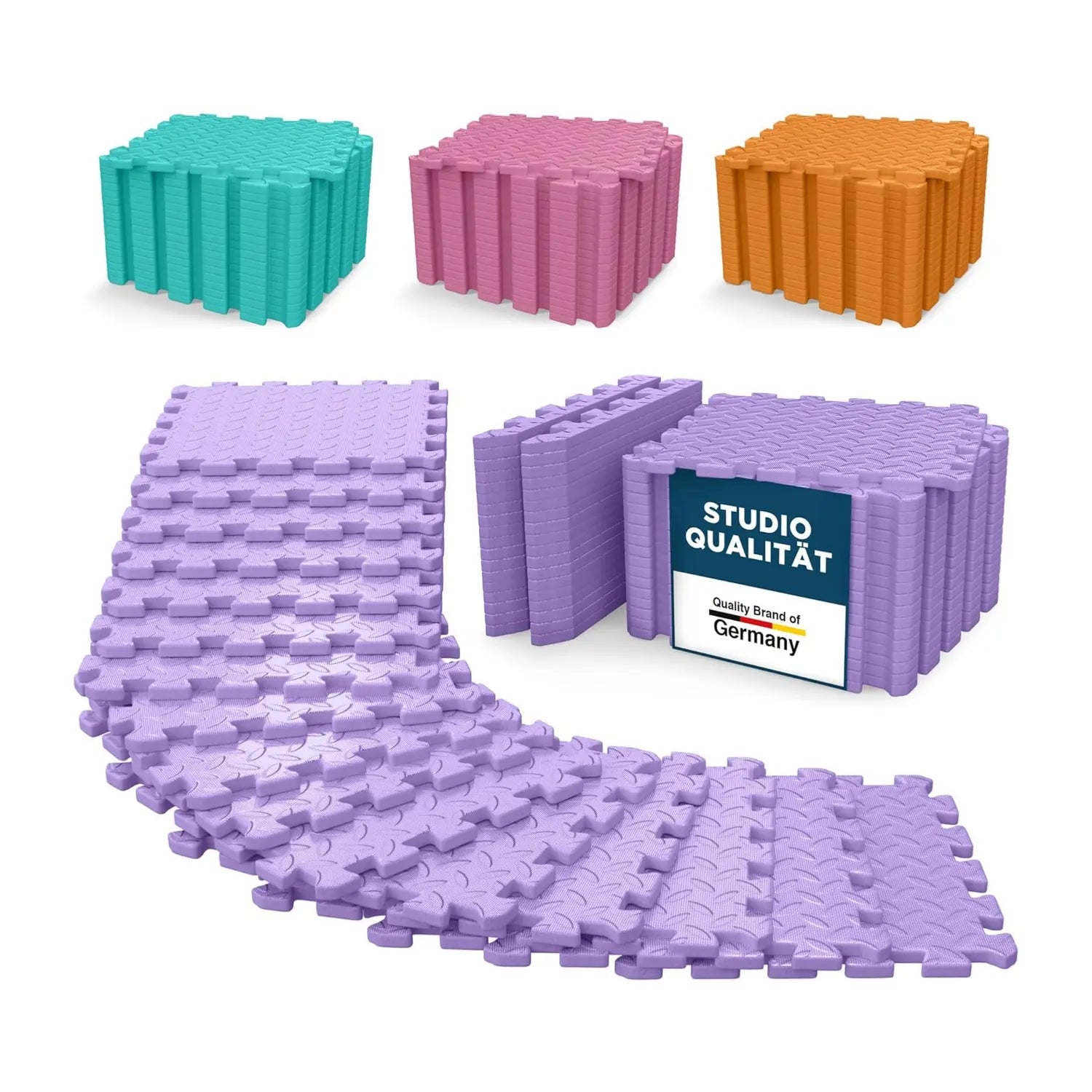 Fitness Bodenmatte EVA 1,5 m² Lila ForeverMyself