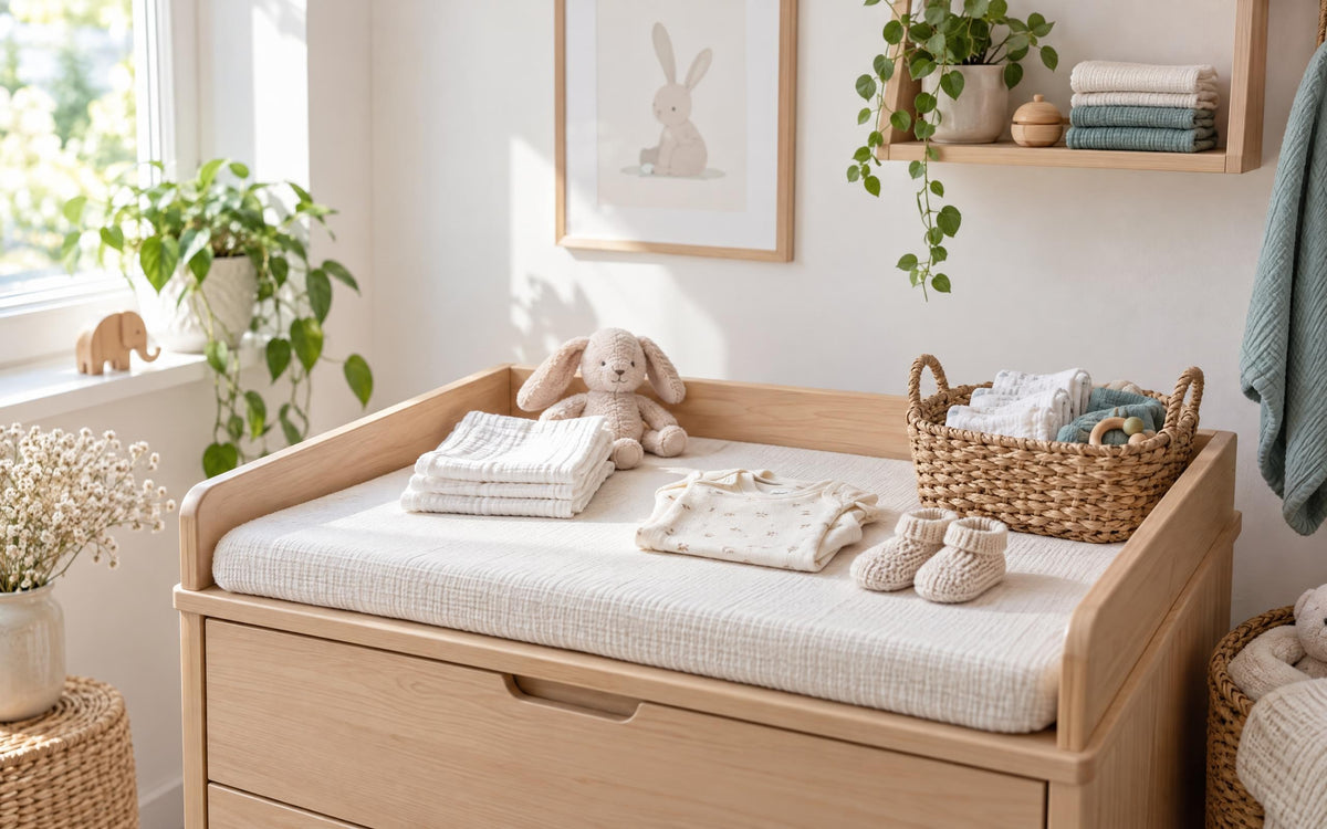 Die ersten Wochen mit Baby: Erstausstattung für Bad, Wickeln und Wiegen