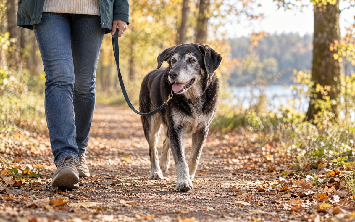 Wenn der Hund älter wird: Wege, Treppen und Pflege anpassen