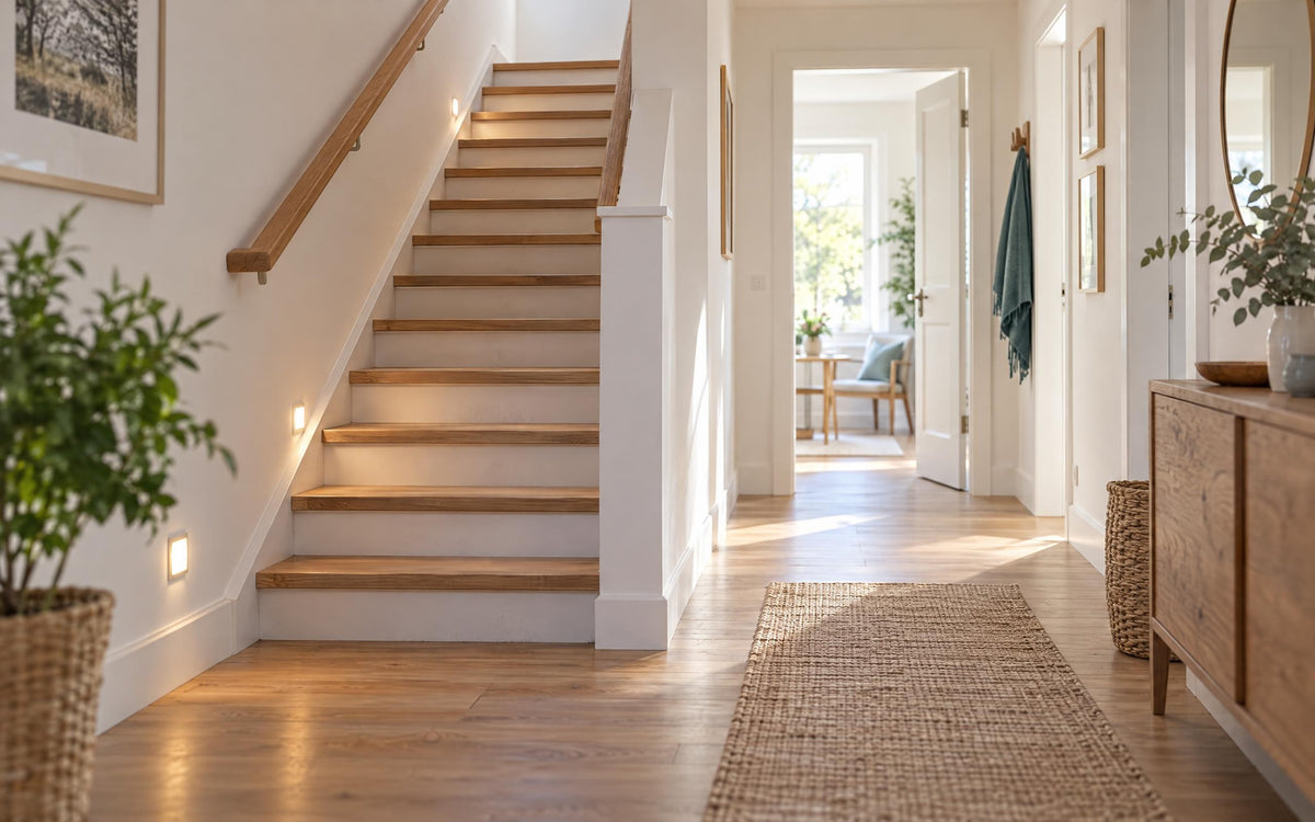 Wohnen im Alter: Bad, Treppe, Flur