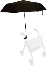 Regenschirmhalter für Rollator und Kinderwagen