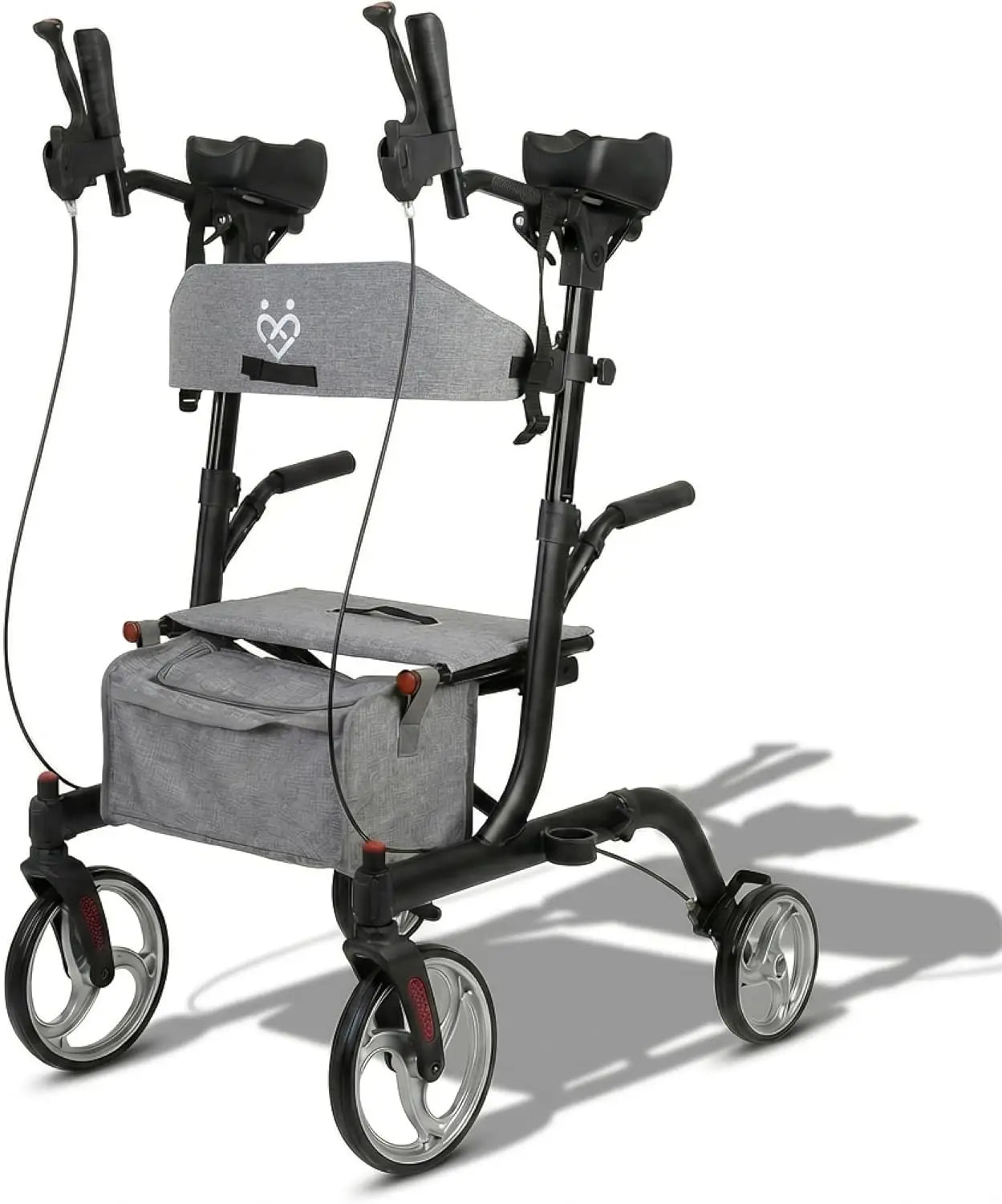 Arthritis-Rollator mit gepolsterten Unterarmstützen