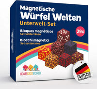 Magnetische Bausteine Unterwelt AddOn 29 Teile
