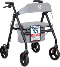Komfort Rollator faltbar mit Sitz