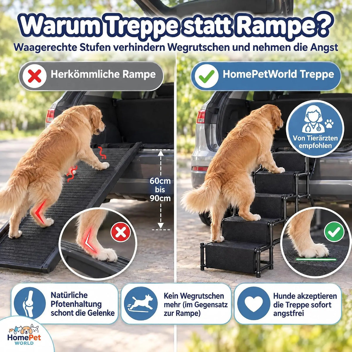 Hundetreppe - 5 Stufen