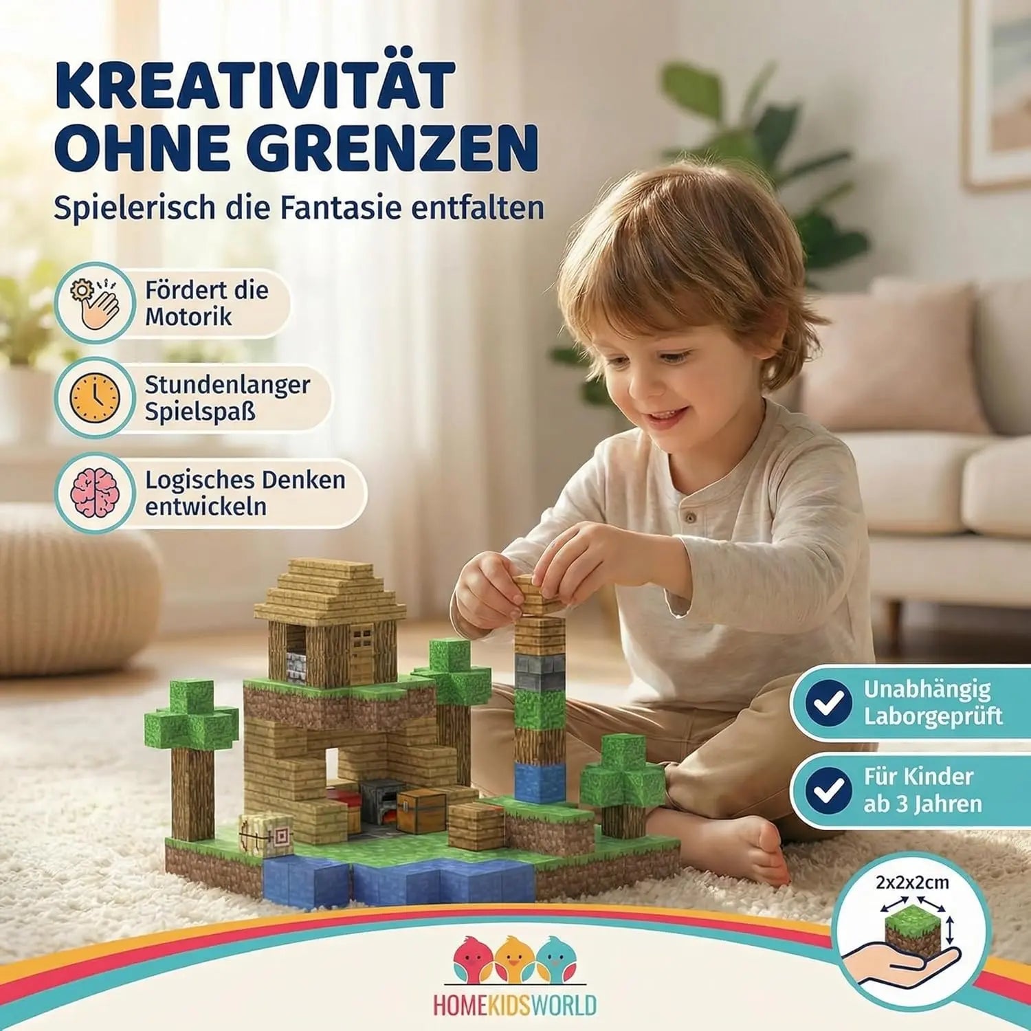 Magnetische Bausteine Unterwelt AddOn 29 Teile
