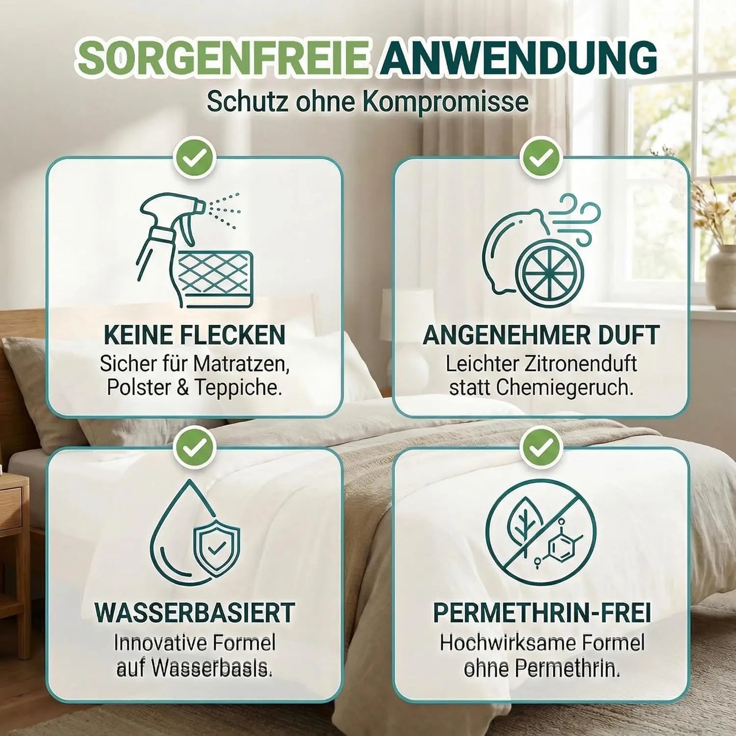 Bettwanzen Spray 500ml – für Textilien & Möbel
