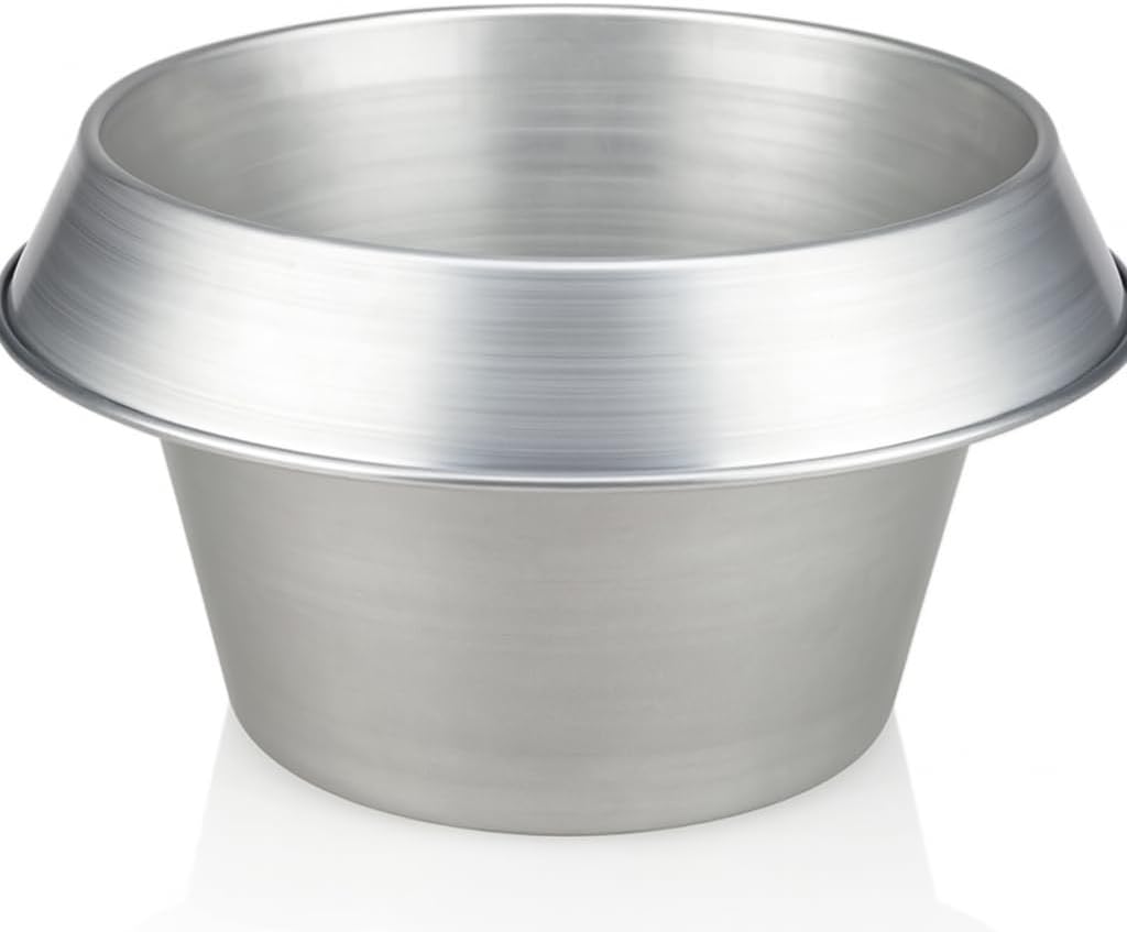 HomeBugProtect Schneckenschutz Stahlring, Wiederverwendbarer Schneckenkragen, Galvanisiert, Metallbarriere für Hochbeet und Garten