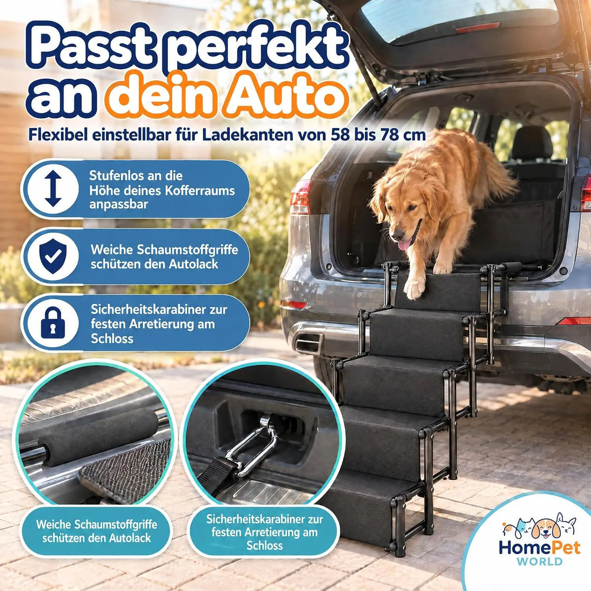 Hundetreppe - 5 Stufen