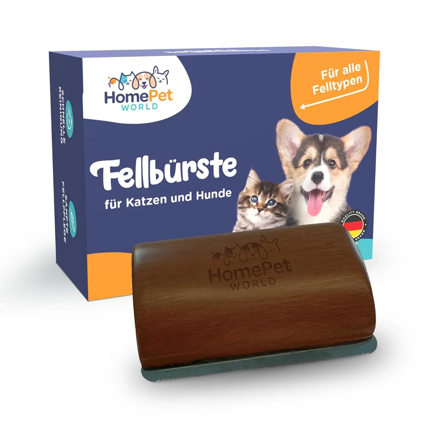 Fellwechsel Kamm aus Buchenholz HomePetWorld