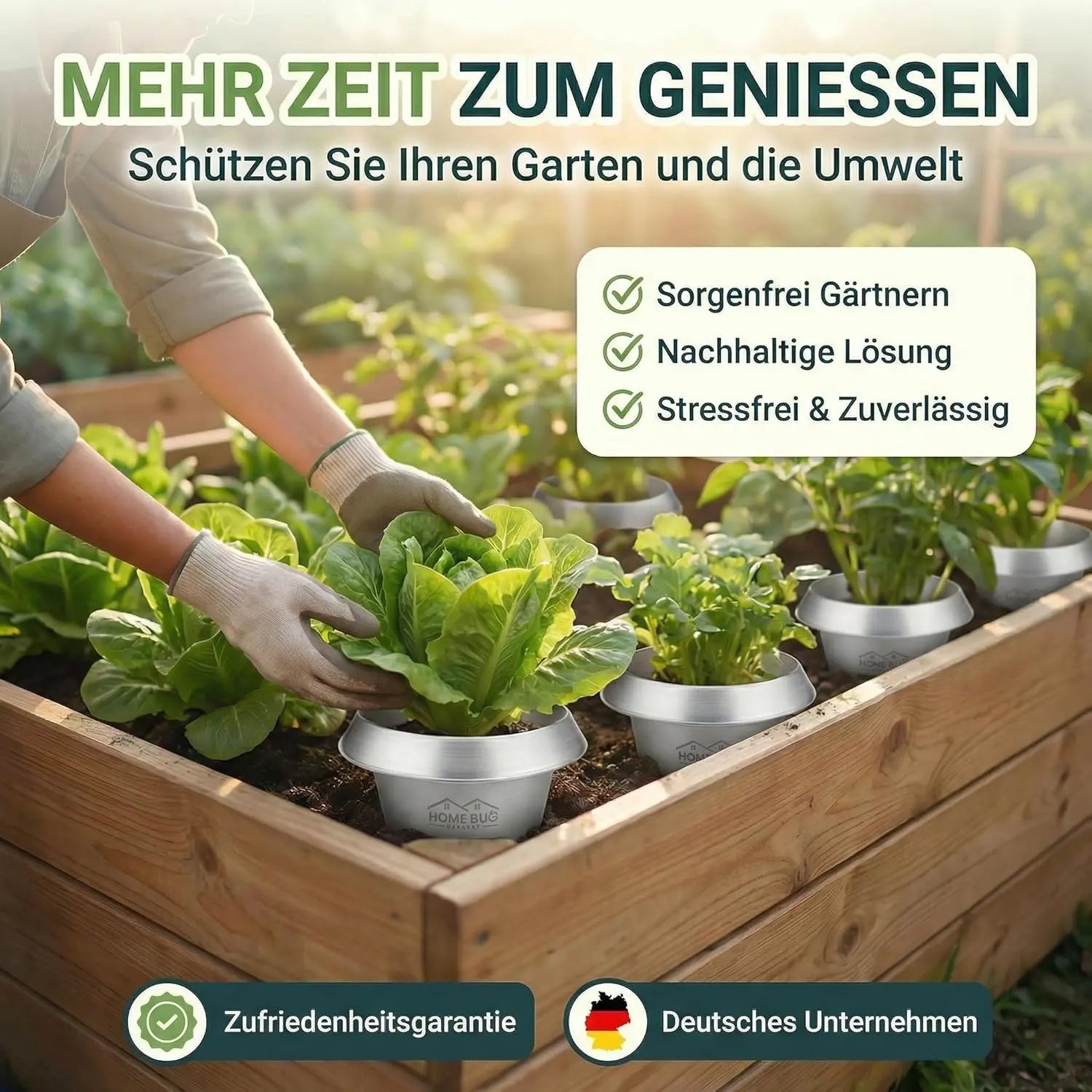 Wiederverwendbarer Schneckenkragen aus Metall