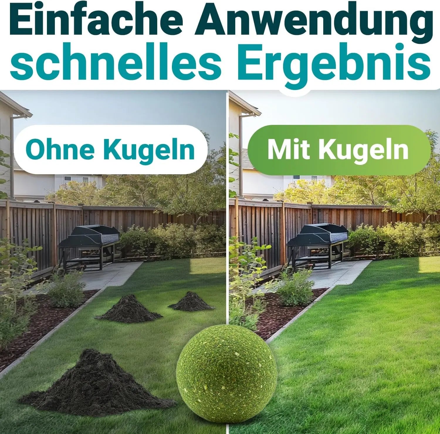 Maulwurf Vertreiber Kugeln 100 Stück HomeBugProtect