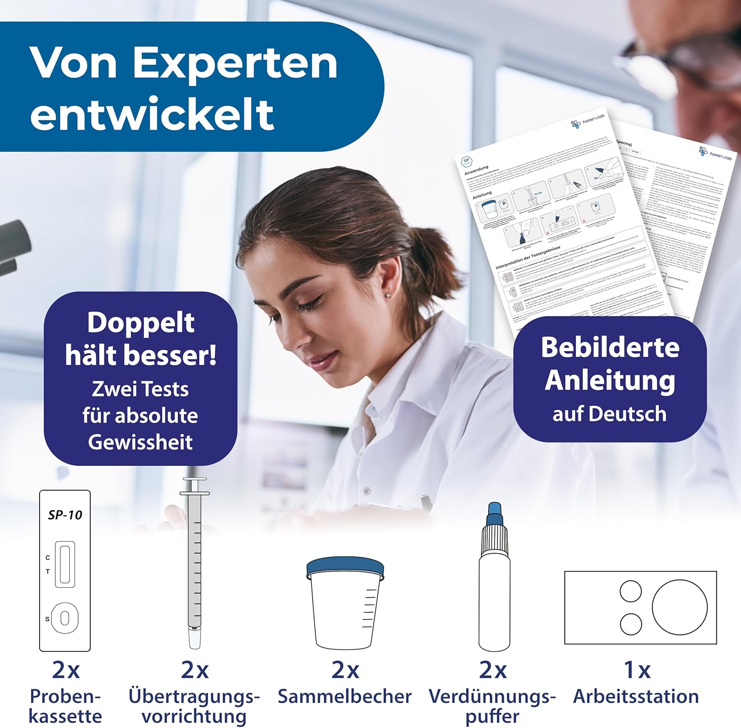 Spermatest Männer – Fruchtbarkeit zuhause testen