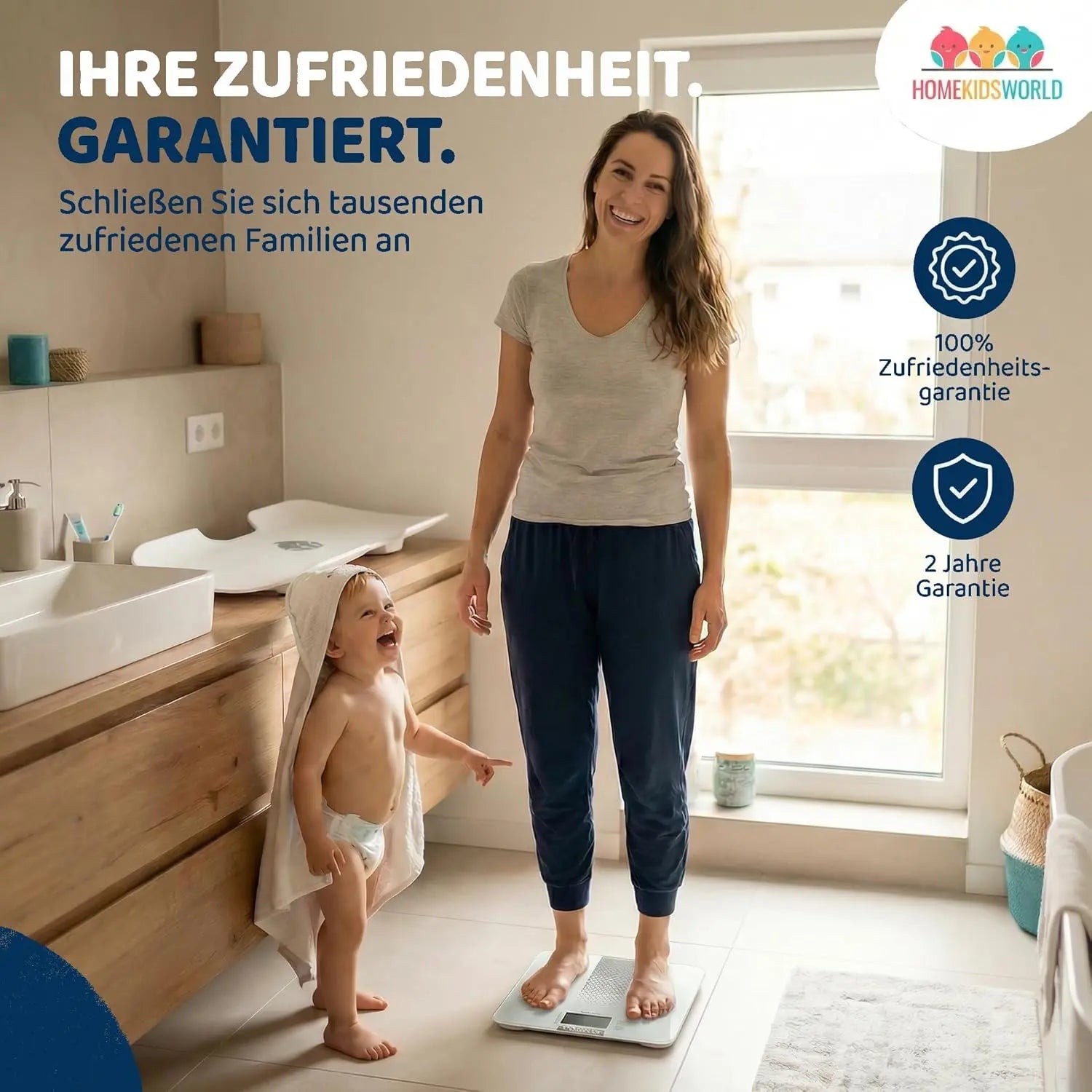 Kombi-Waage Baby & Erwachsene – digital & präzise