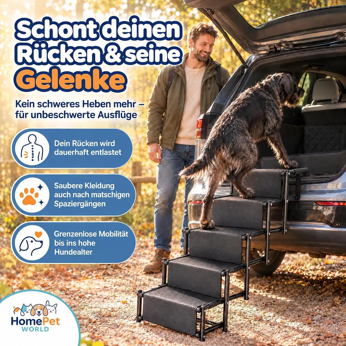 Hundetreppe - 5 Stufen