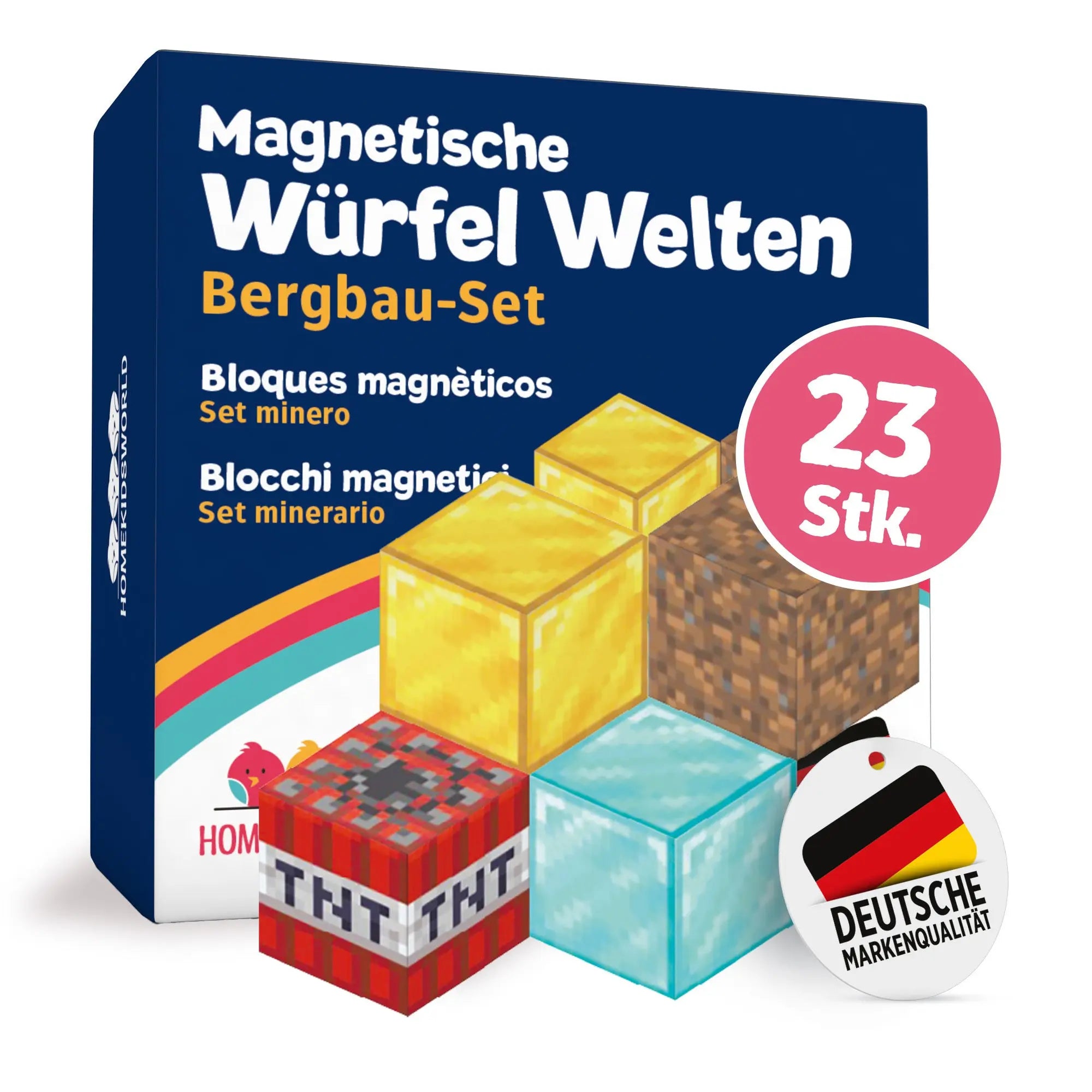 Magnetische Bausteine Bergbau AddOn 23 Teile HomeKidsWorld