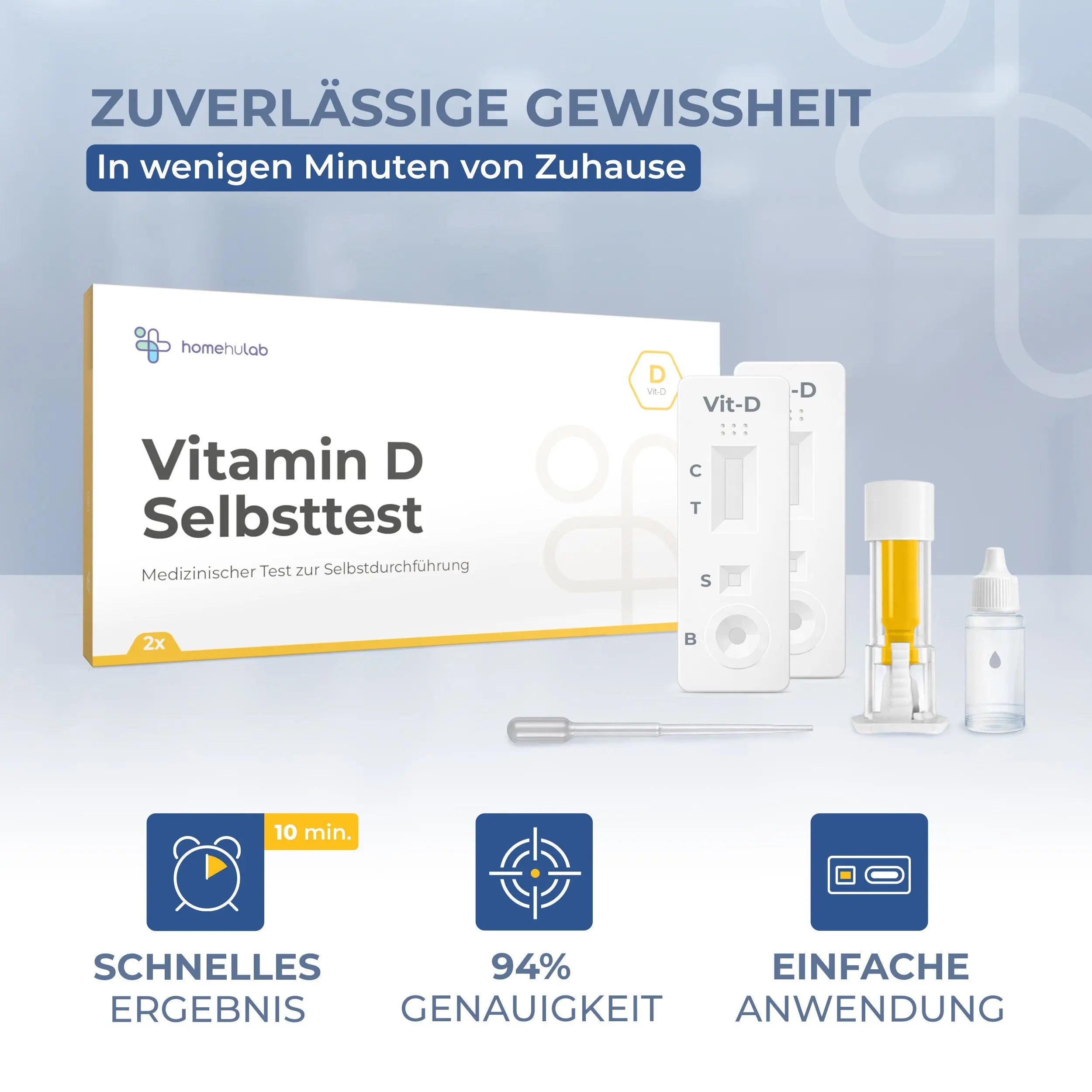 2x Vitamin-D Schnelltest – einfacher Selbsttest für Zuhause