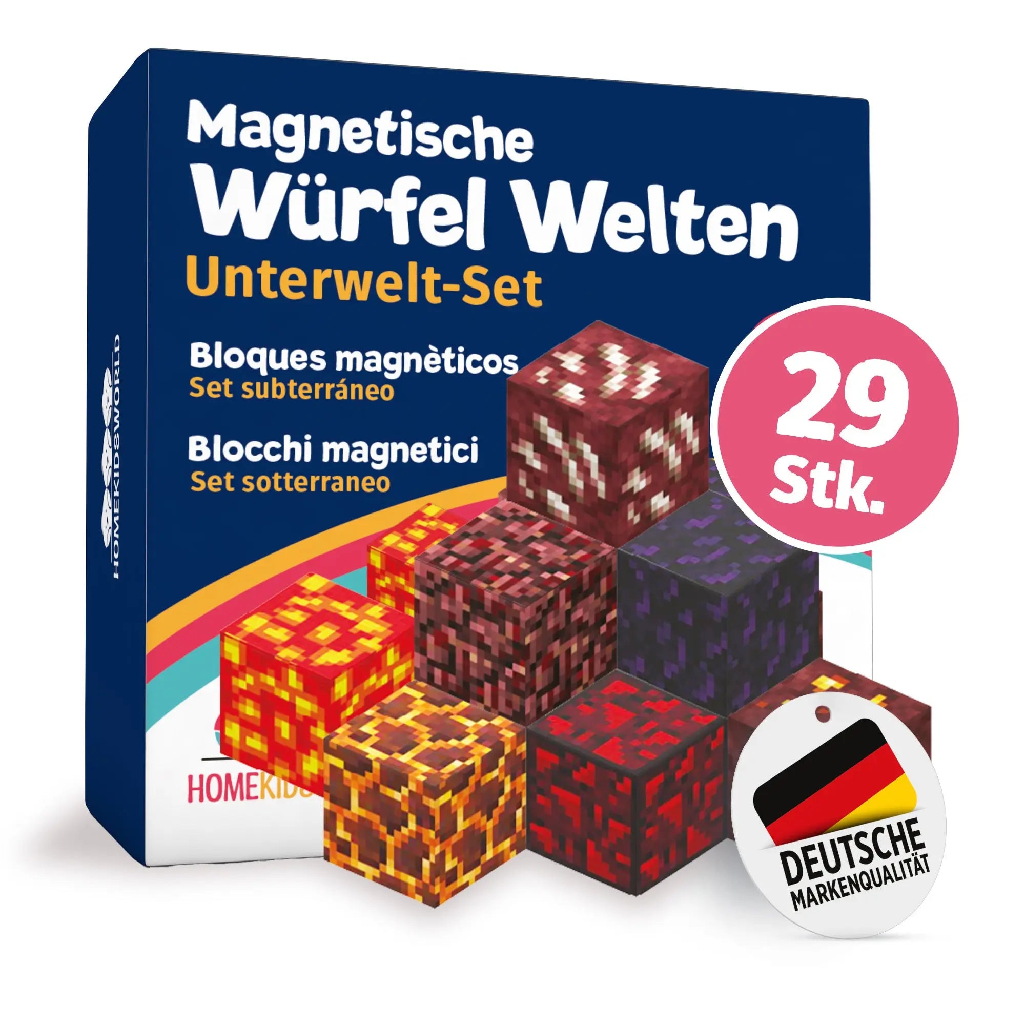 Magnetische Bausteine Unterwelt AddOn 29 Teile HomeKidsWorld